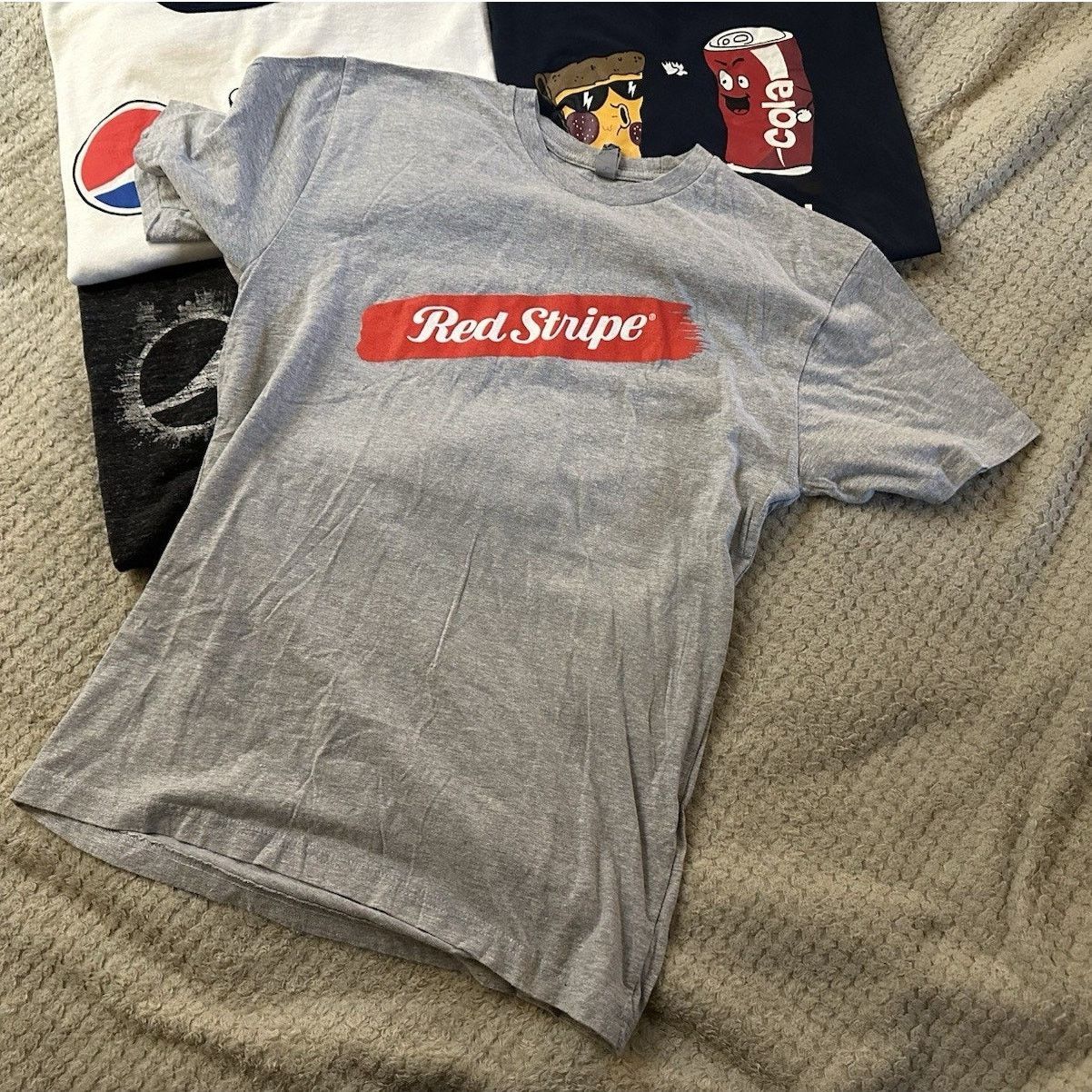 Pepsi Lot Of 7 Soft Drink & Beer Promo Shirts Assorted Sizes Size US L / EU 52-54 / 3 - 5 Thumbnail