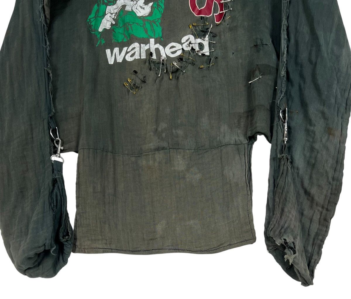 Seditionaries × Vintage Vintage Distressed UK Subs Warhead Punk Muslin Shirt Size US M / EU 48-50 / 2 - 7 Thumbnail