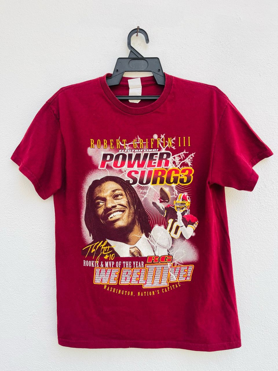 Japanese Brand × Vintage Vintage Robert Griffin 3 Power Surg3 Shirt Size US M / EU 48-50 / 2 - 1 Thumbnail