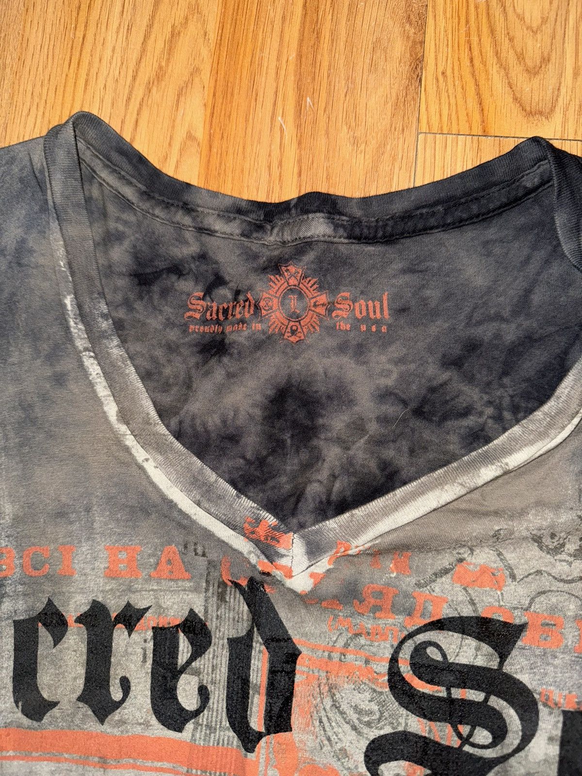 Affliction Sacred Soul V-Neck Top Affliction Style Y2K Size US L / EU 52-54 / 3 - 5 Thumbnail