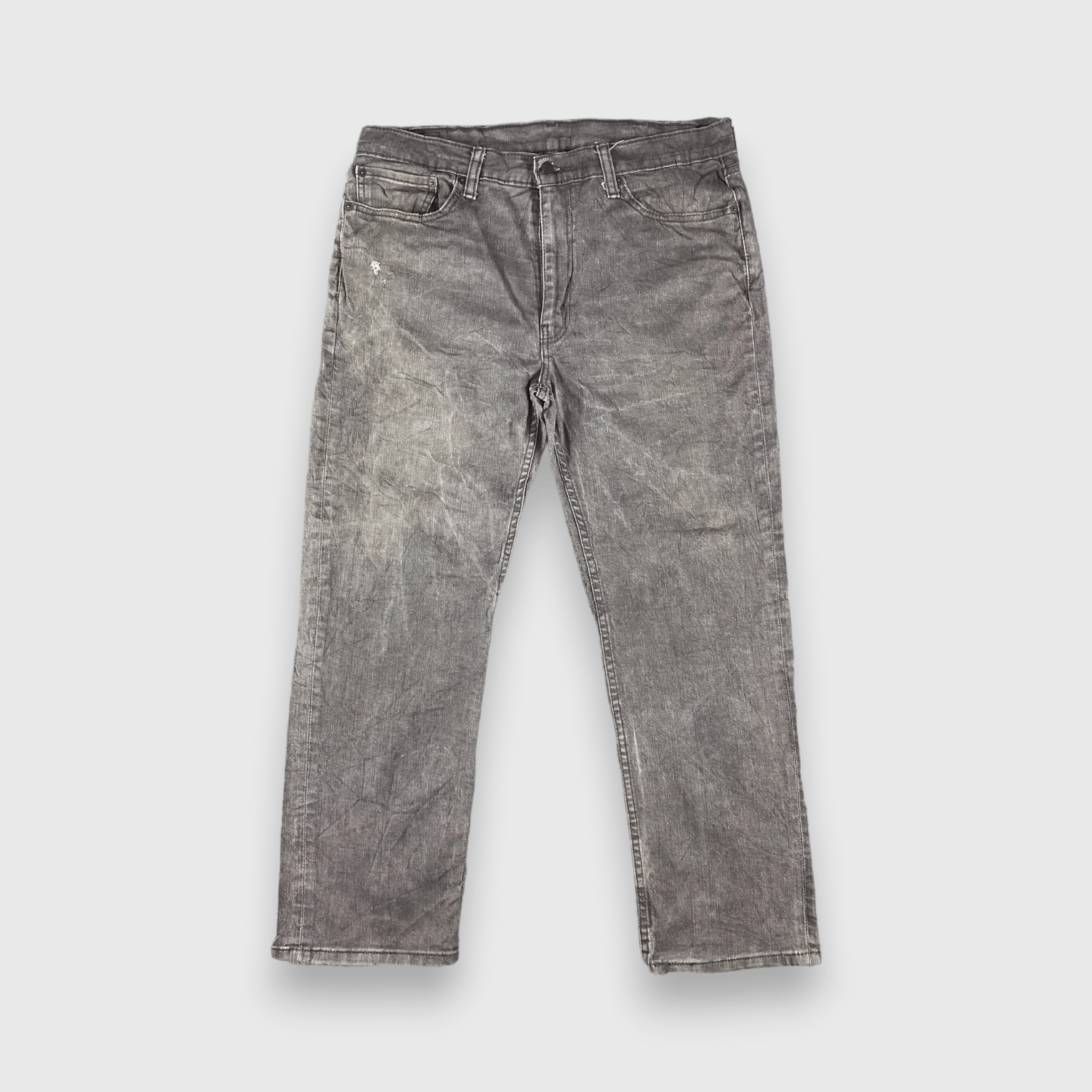 Levi's Vintage Faded Black Levis 514 Jeans-J2365 Size US 37 - 1 Thumbnail
