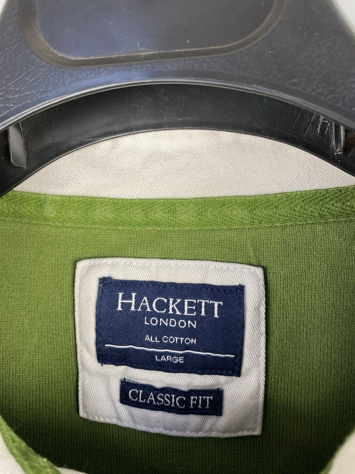 Hackett Hackett Army Polo Team #3 Long Sleeve Polo Shirt Size US L / EU 52-54 / 3 - 16 Thumbnail