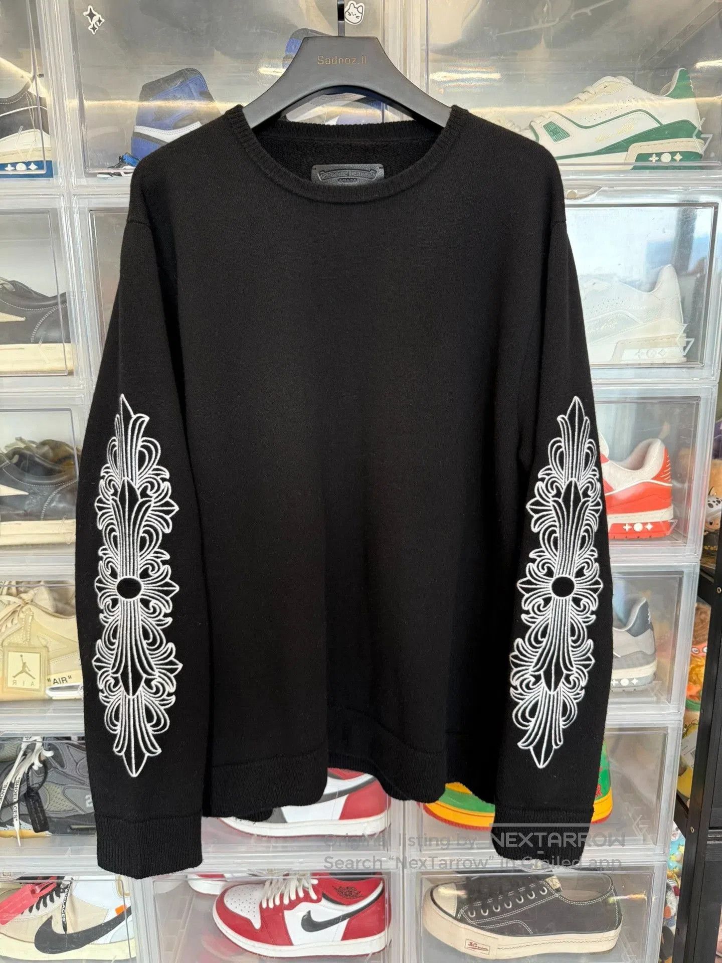 Chrome Hearts Chrome Hearts Vine Arm Embroidery Sweater. Size US XL / EU 56 / 4 - 1 Thumbnail