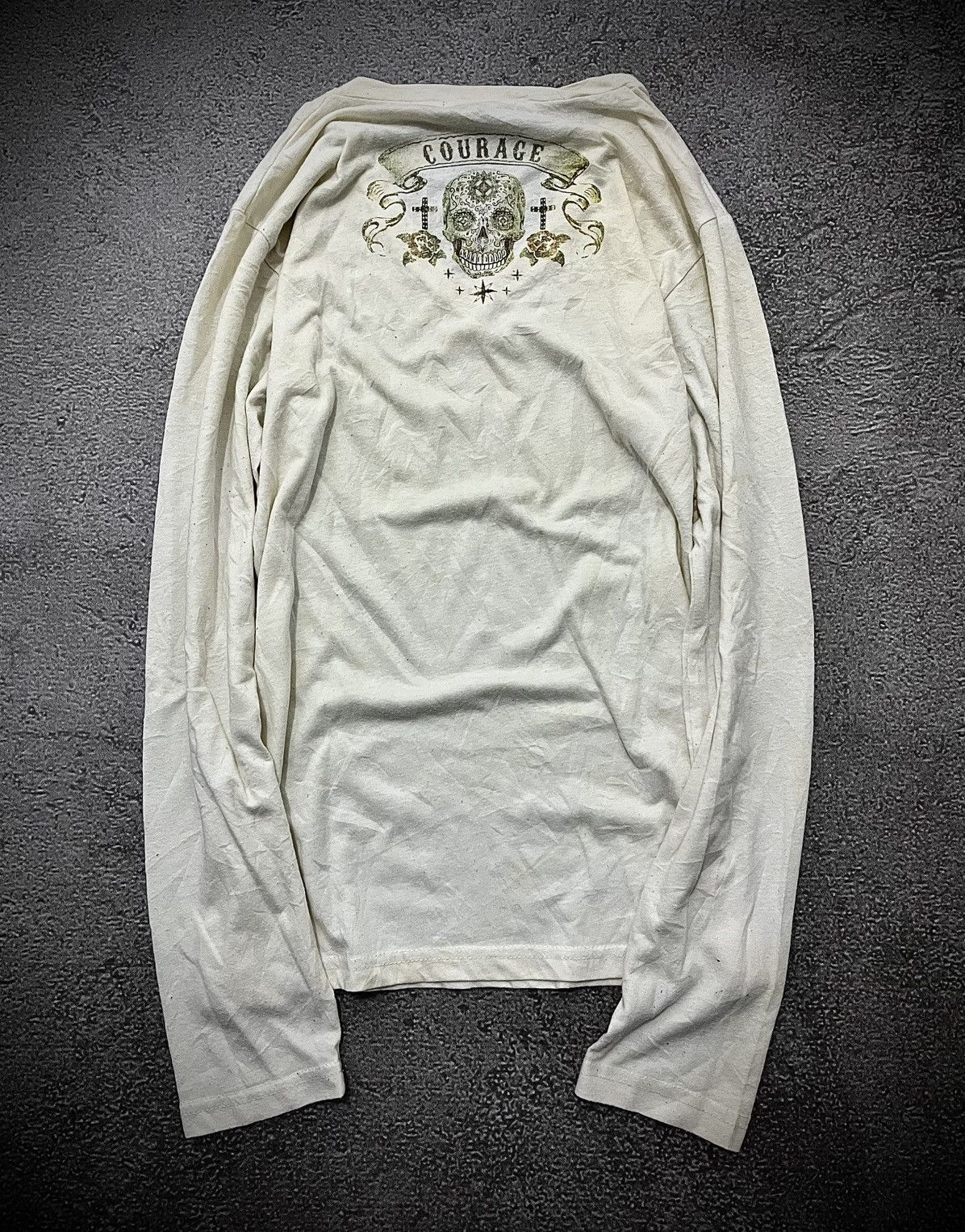 semanticdesign 2000s Semantic Design Pleasant Courage Skull Big Logo Size US M / EU 48-50 / 2 - 3 Thumbnail