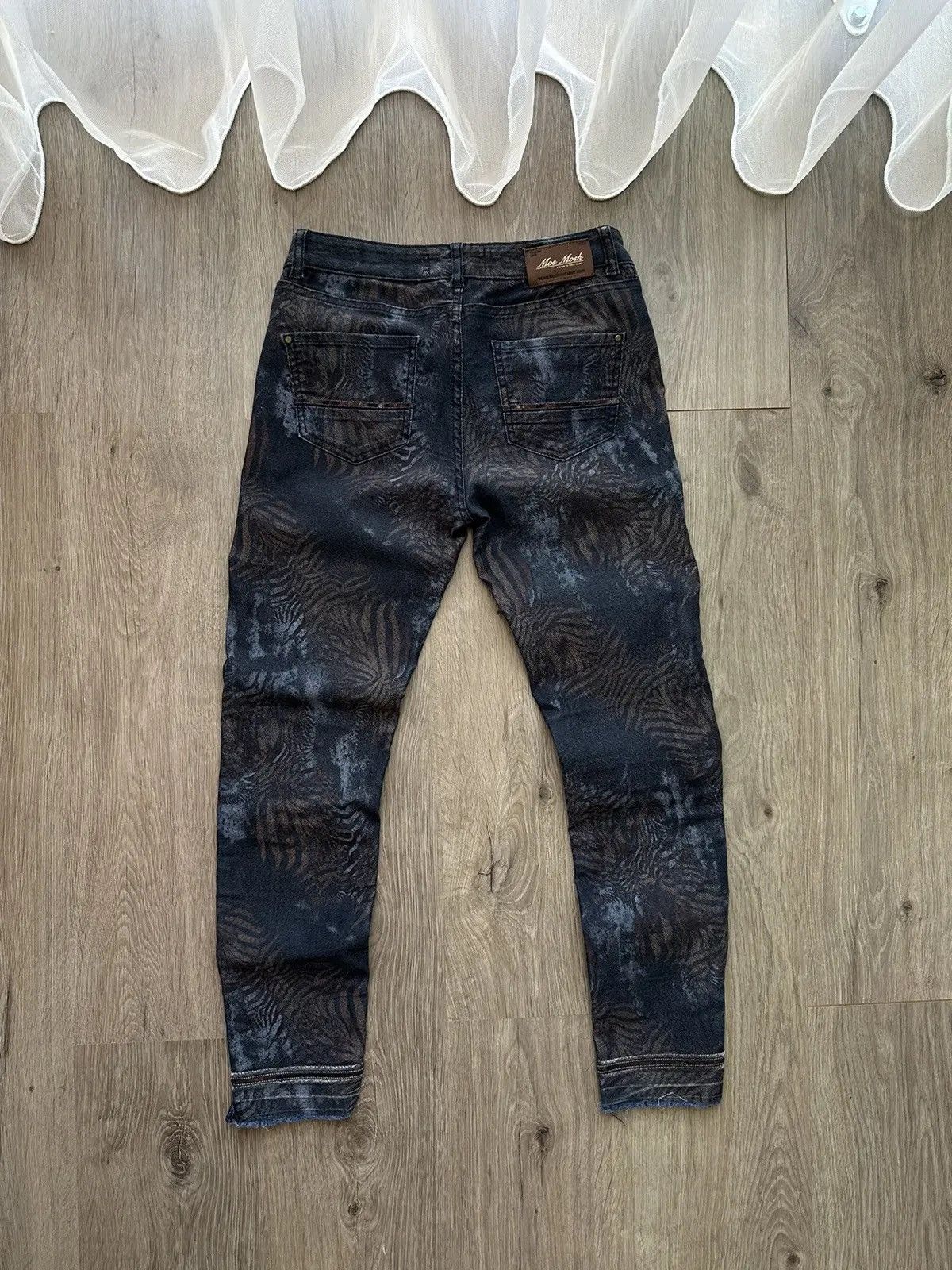 Vintage Vintage Mos Mosh Cool Summer Printed Denim Pants Size 26" / US 2 / IT 38 - 10 Thumbnail