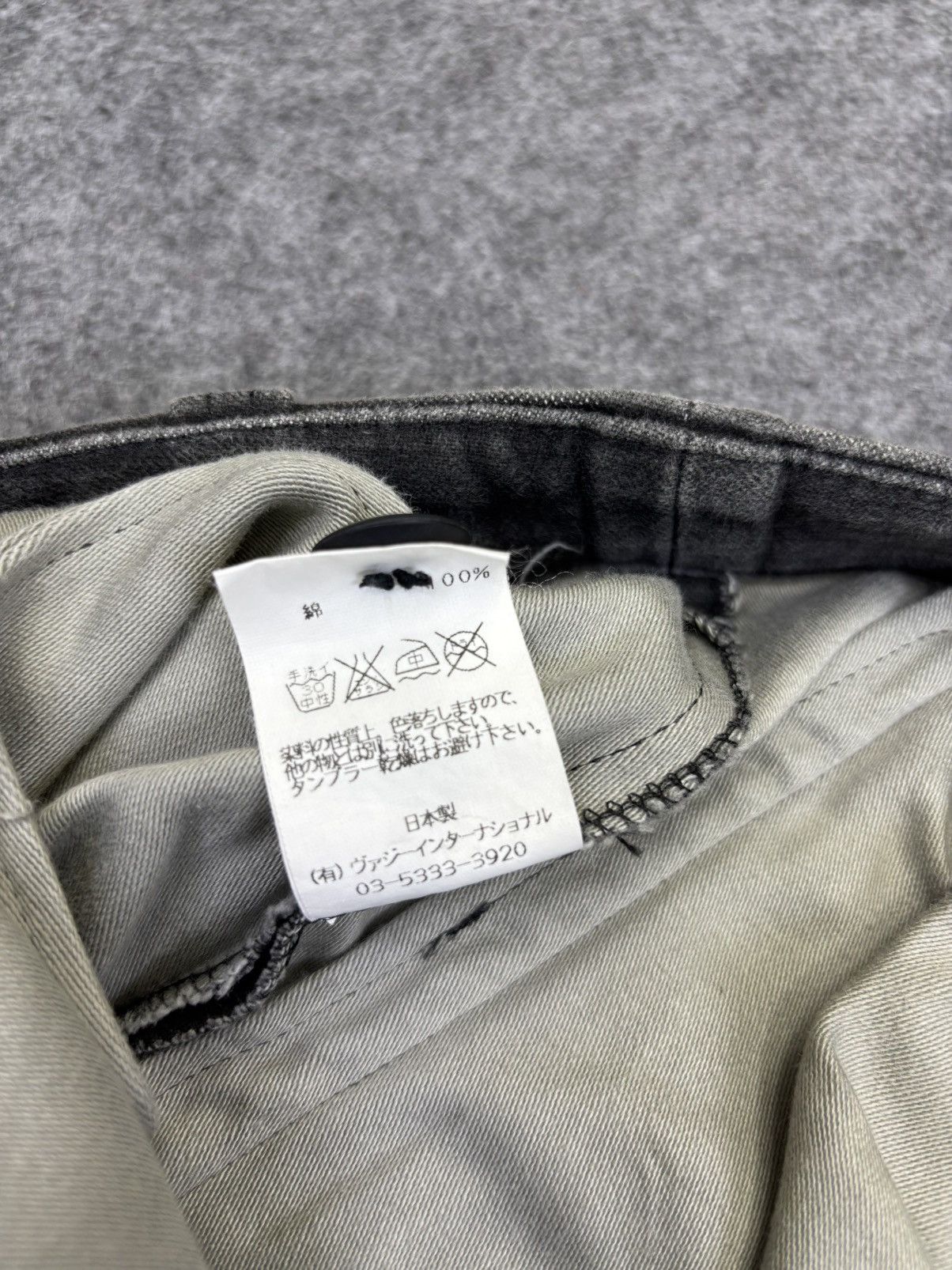 Japanese Brand Mala Vita Full Zipper Up Black Wash Multipockets Pant F825 Size US 32 / EU 48 - 13 Thumbnail
