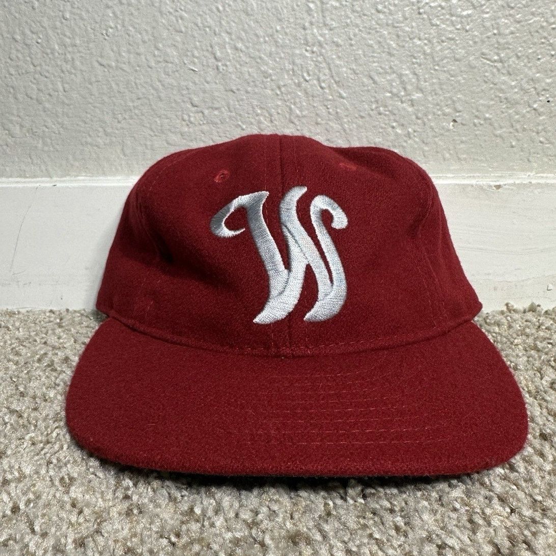 Ebbets Field Flannels Vintage Ebbets Field Flannel WSU Cougars Cap 100% Wool Hat Size ONE SIZE - 1 Thumbnail