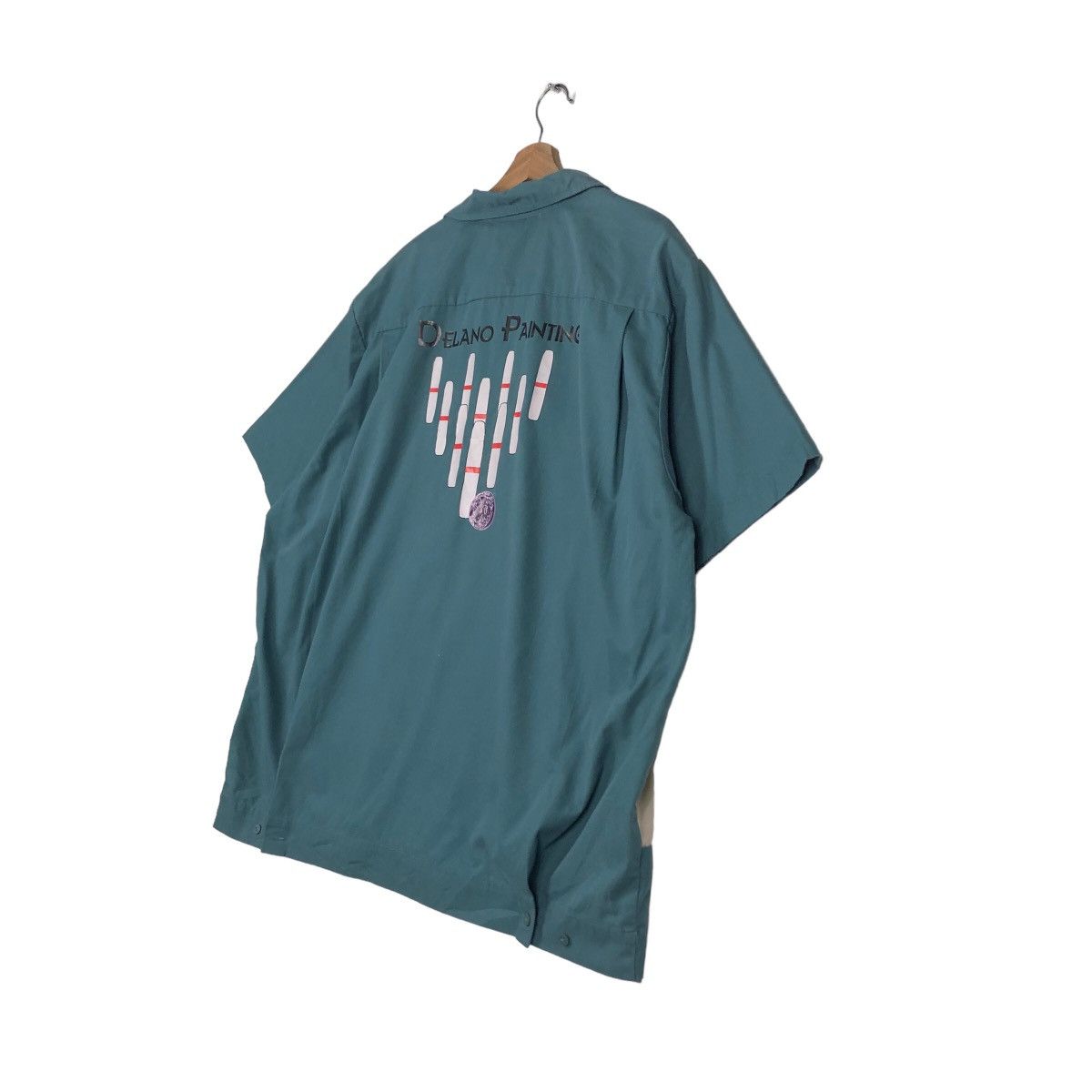 Japanese Brand 🔥Vintage Bowling Shirt Sport Hilton Bowling Petro Big Logo Size US XL / EU 56 / 4 - 10 Thumbnail