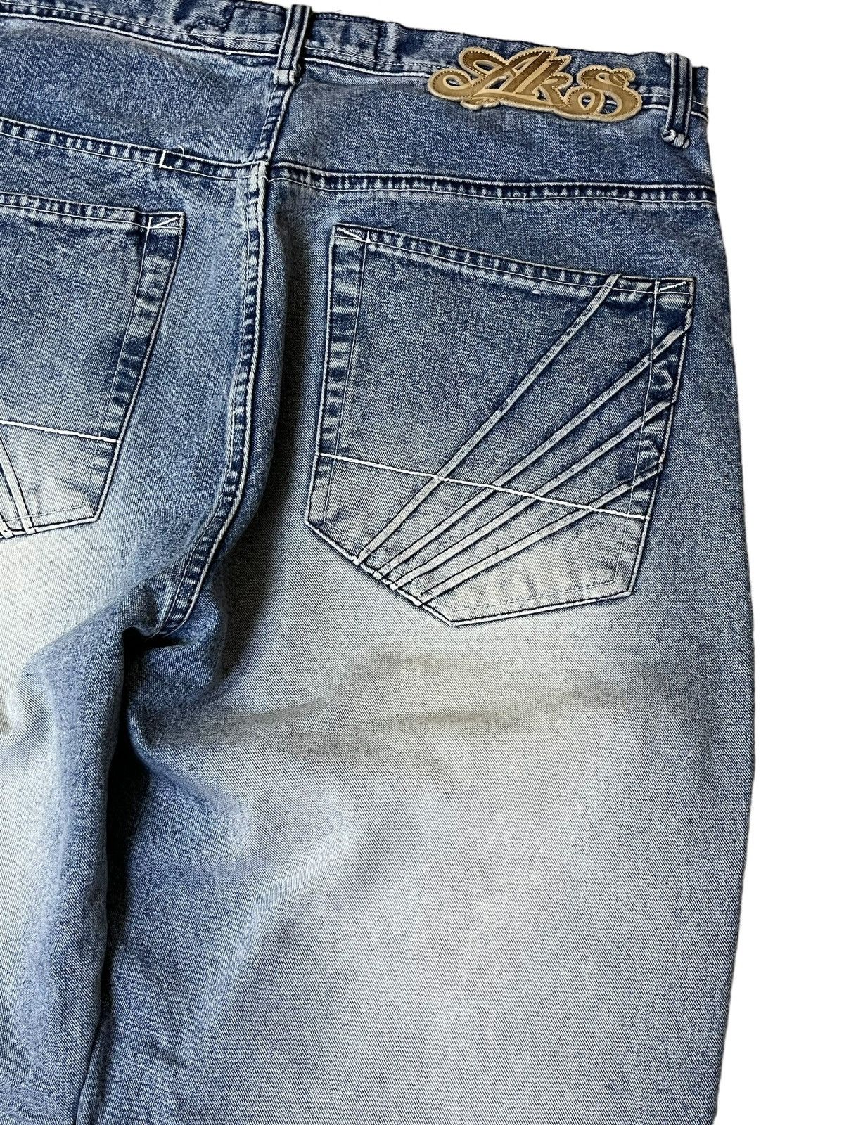 Akademiks BAGGY🔥VINTAGE AKADEMIKS MOOSY BAGGY INSPIRED JNCO JEANS Size US 35 - 7 Thumbnail