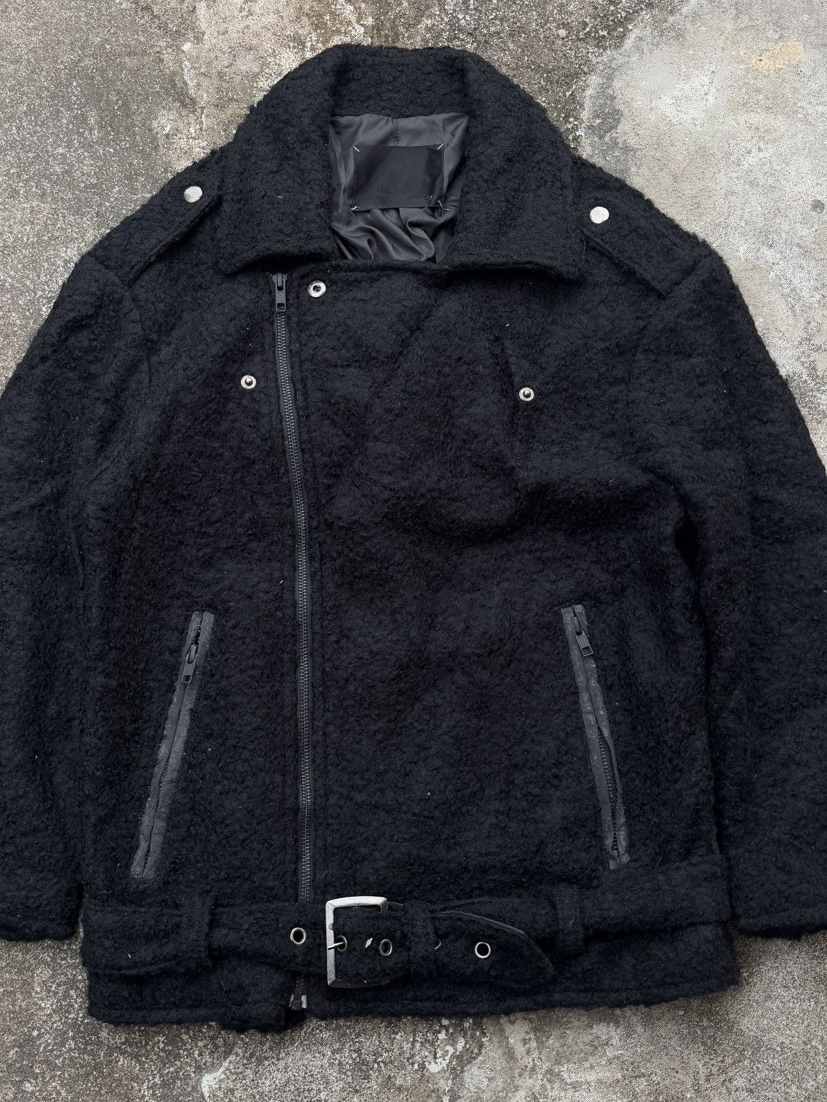 Japanese Brand ASYMMETRICAL JEANASIS WOOL GOTHIC JACKET Size US M / EU 48-50 / 2 - 4 Thumbnail