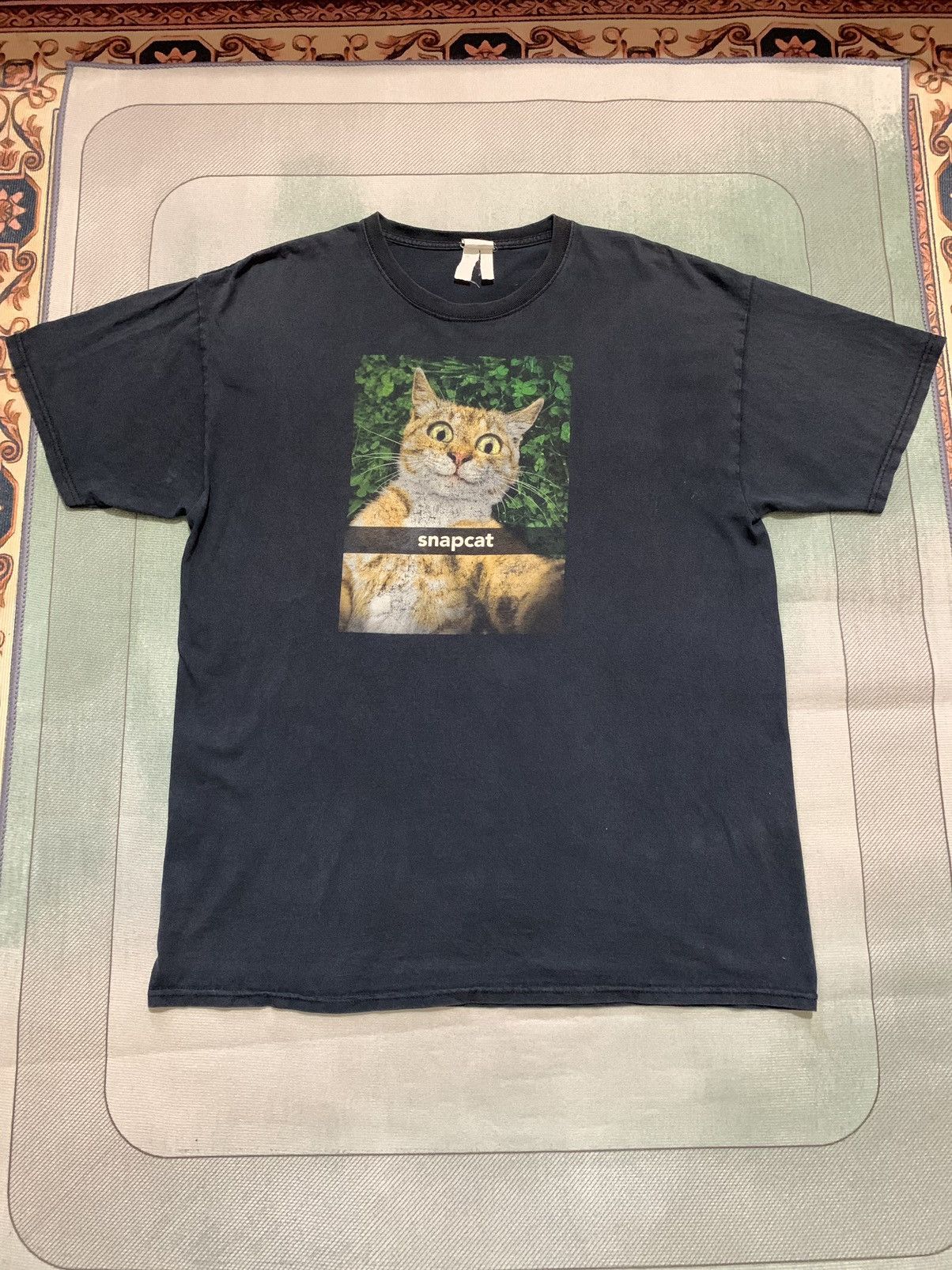 Vintage Vintage Snapcat Phote Tee xLarge Size US XL / EU 56 / 4 - 1 Thumbnail