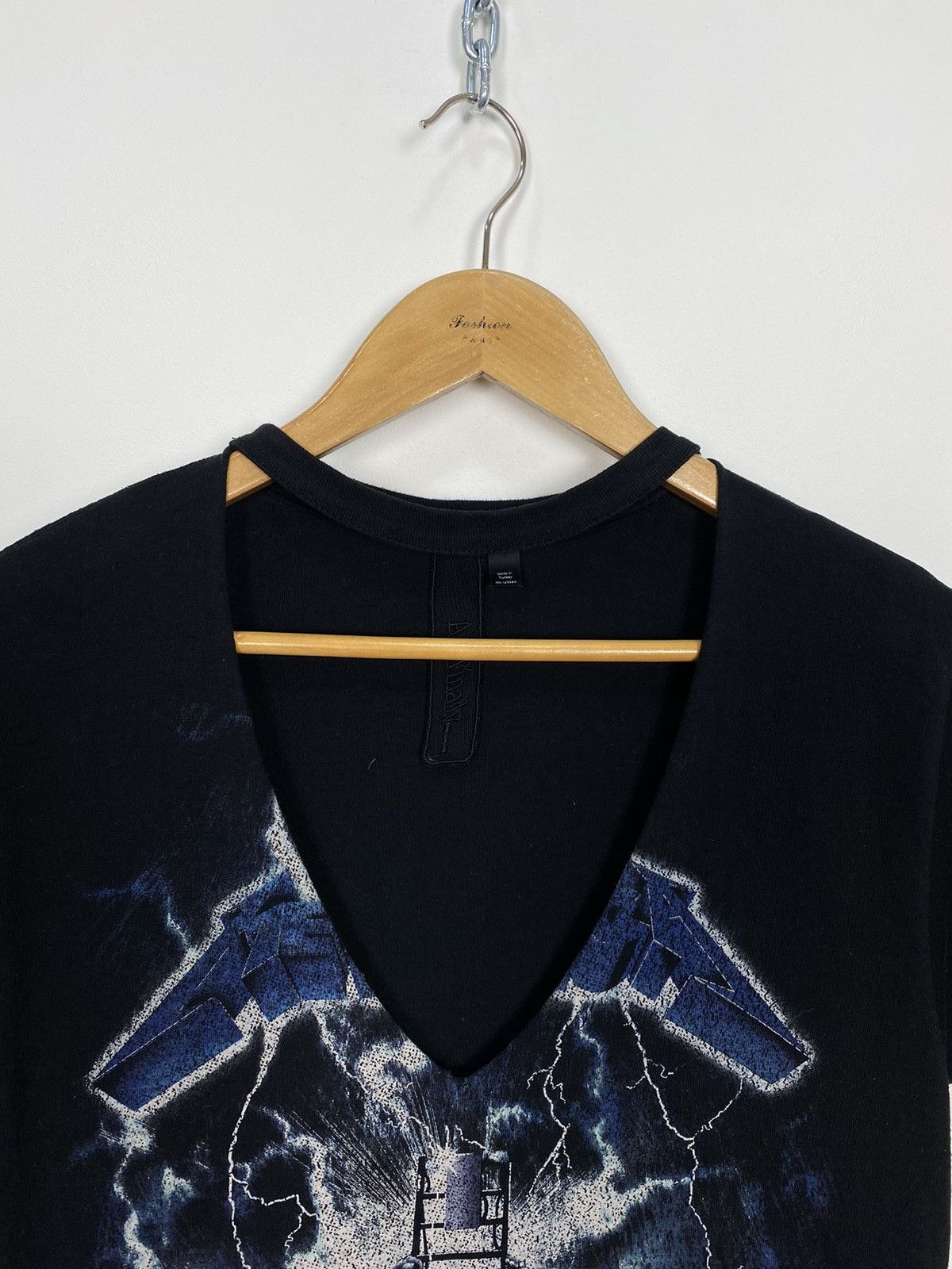 Band Tees Metallica Women’s T-Shirt Ride The Lightning Size S Black Size S / US 4 / IT 40 - 2 Thumbnail