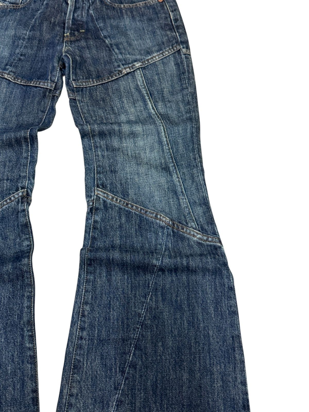 Diesel DIESEL INDUSTRY Flared Reconstructed Low Rise Denim Size US 28 / EU 44 - 6 Thumbnail
