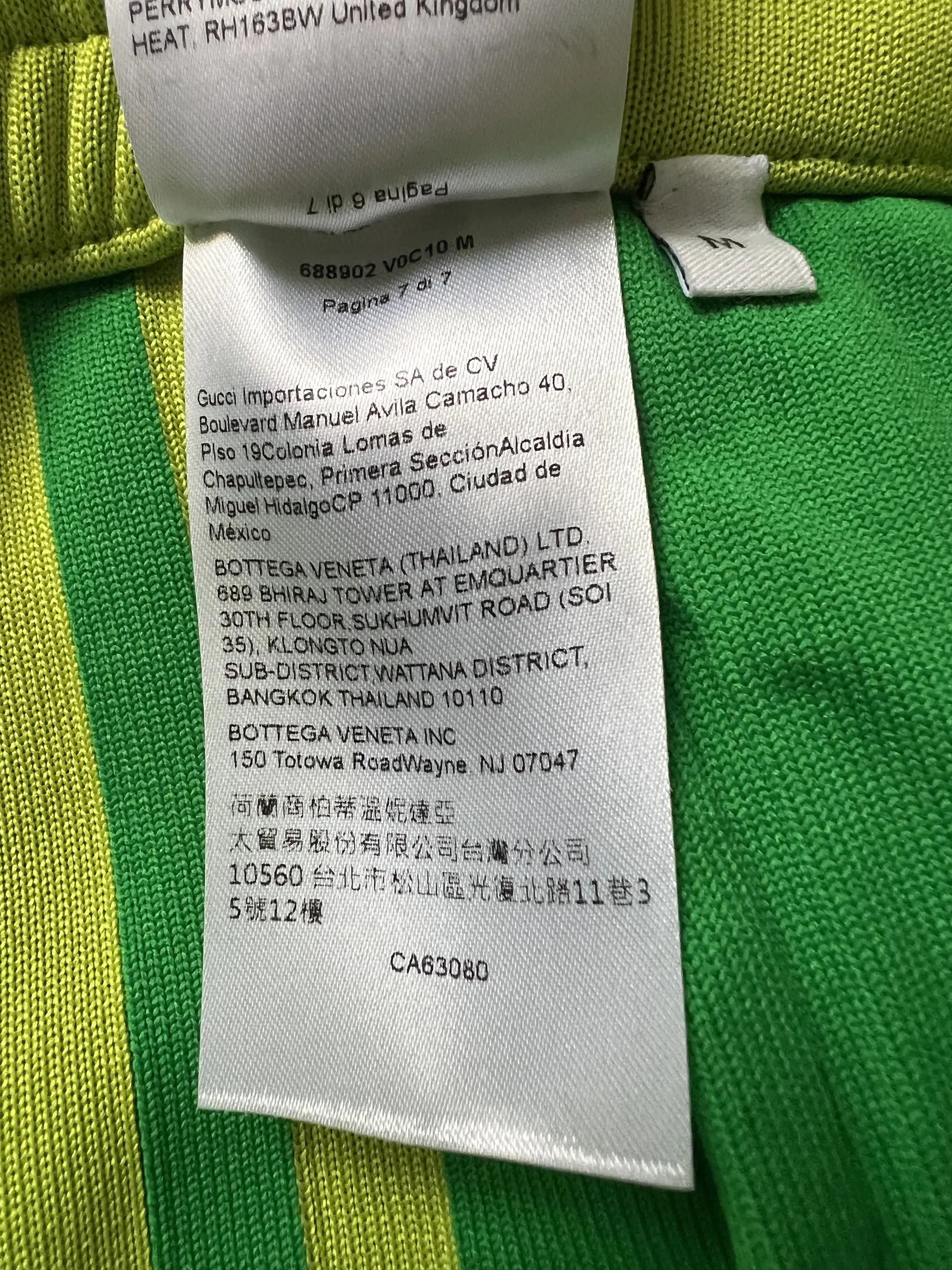 Bottega Veneta Set Sweatshirt+Bermuda Lime Green Size US M / EU 48-50 / 2 - 16 Thumbnail
