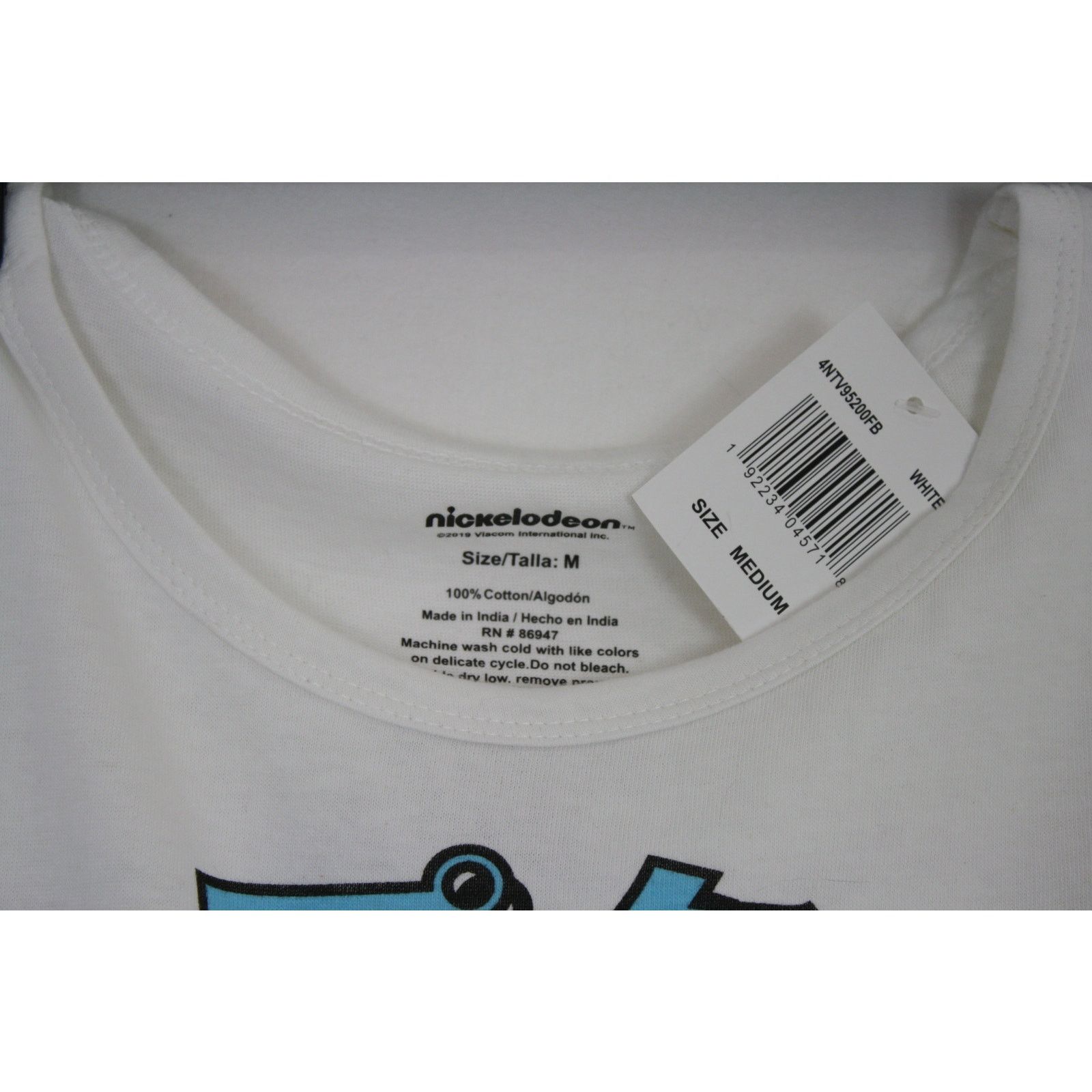 Nickelodeon NWT Rugrats Japanese Reptar White Tank Top Muscle Tee Mens M Size US M / EU 48-50 / 2 - 3 Thumbnail