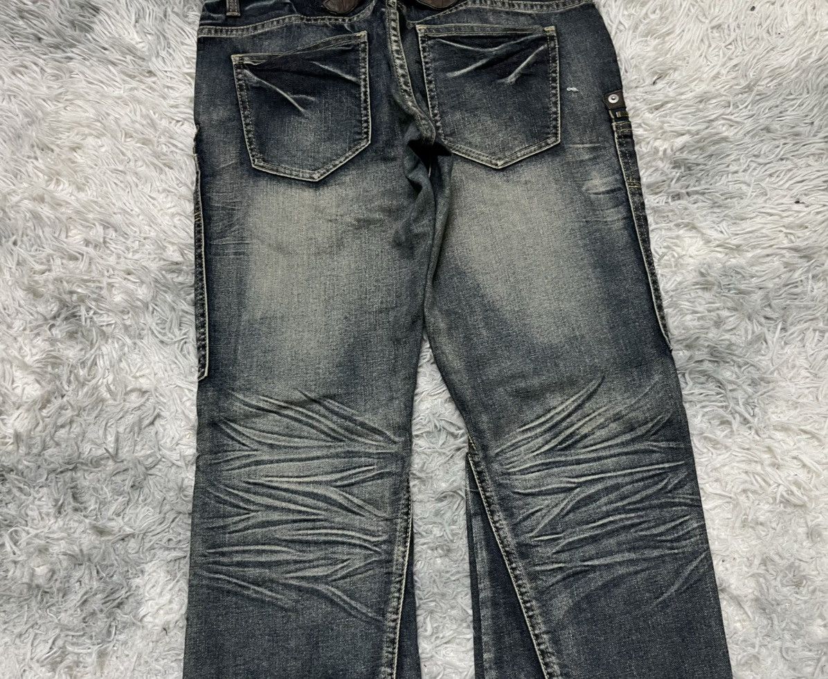 PPFM 2000s PPFM INSPIRED FLARE JEANS RARE DESIGN Size US 32 / EU 48 - 14 Thumbnail