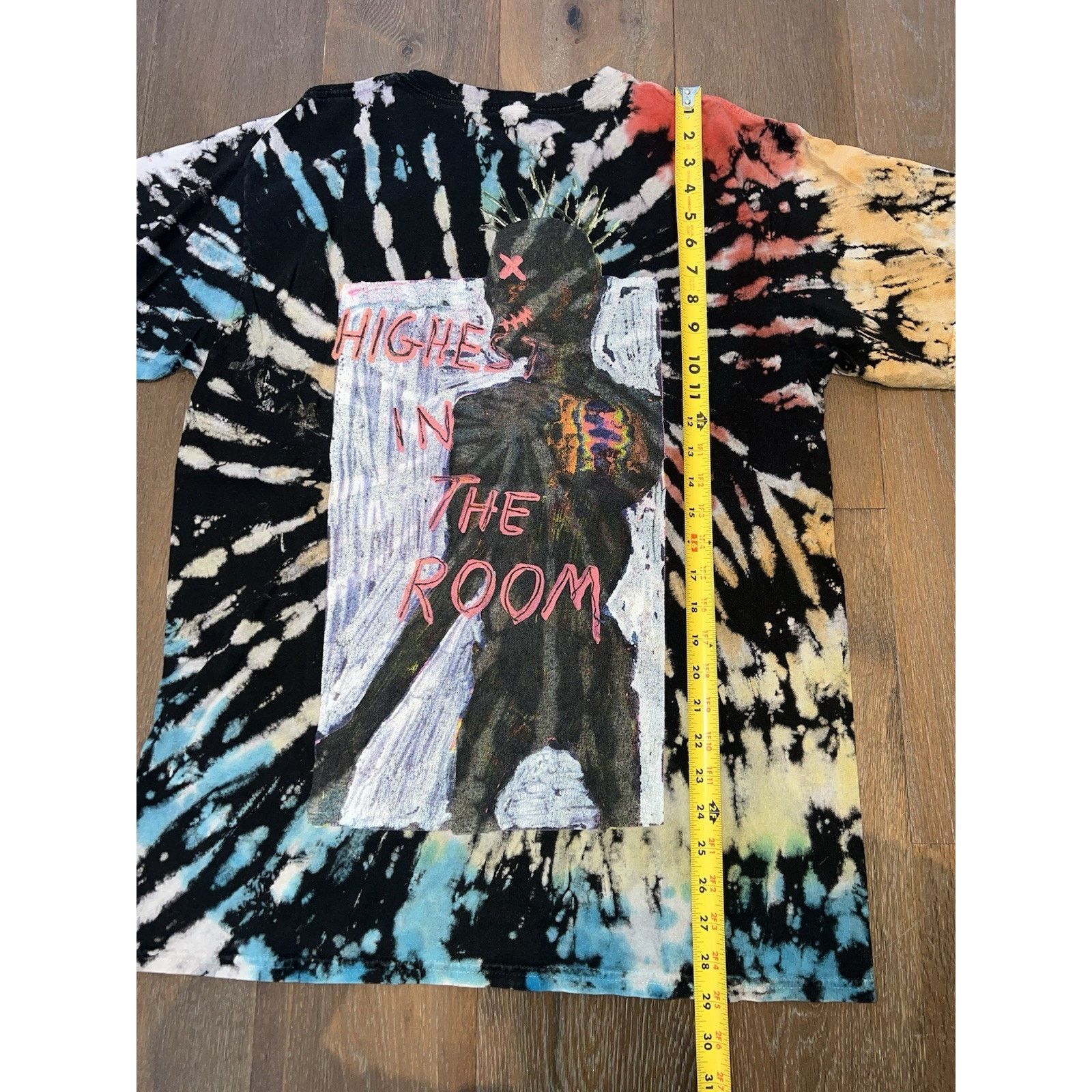 Travis Scott Travis Scott 2-Sided Tie-Dye Graphic T-Shirt L Size US L / EU 52-54 / 3 - 2 Thumbnail