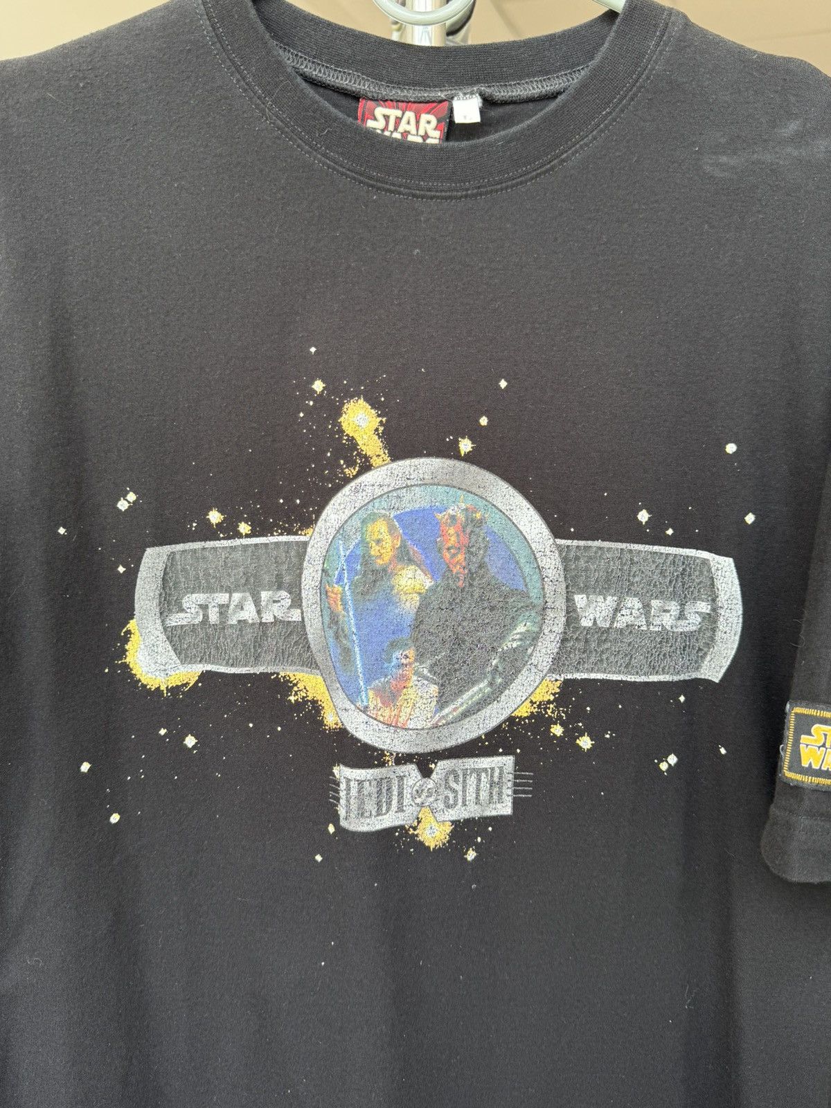 Star Wars Vintage 90s Star Wars Jedi Vs Sith Obi One Anakin T-shirt Size US L / EU 52-54 / 3 - 2 Thumbnail