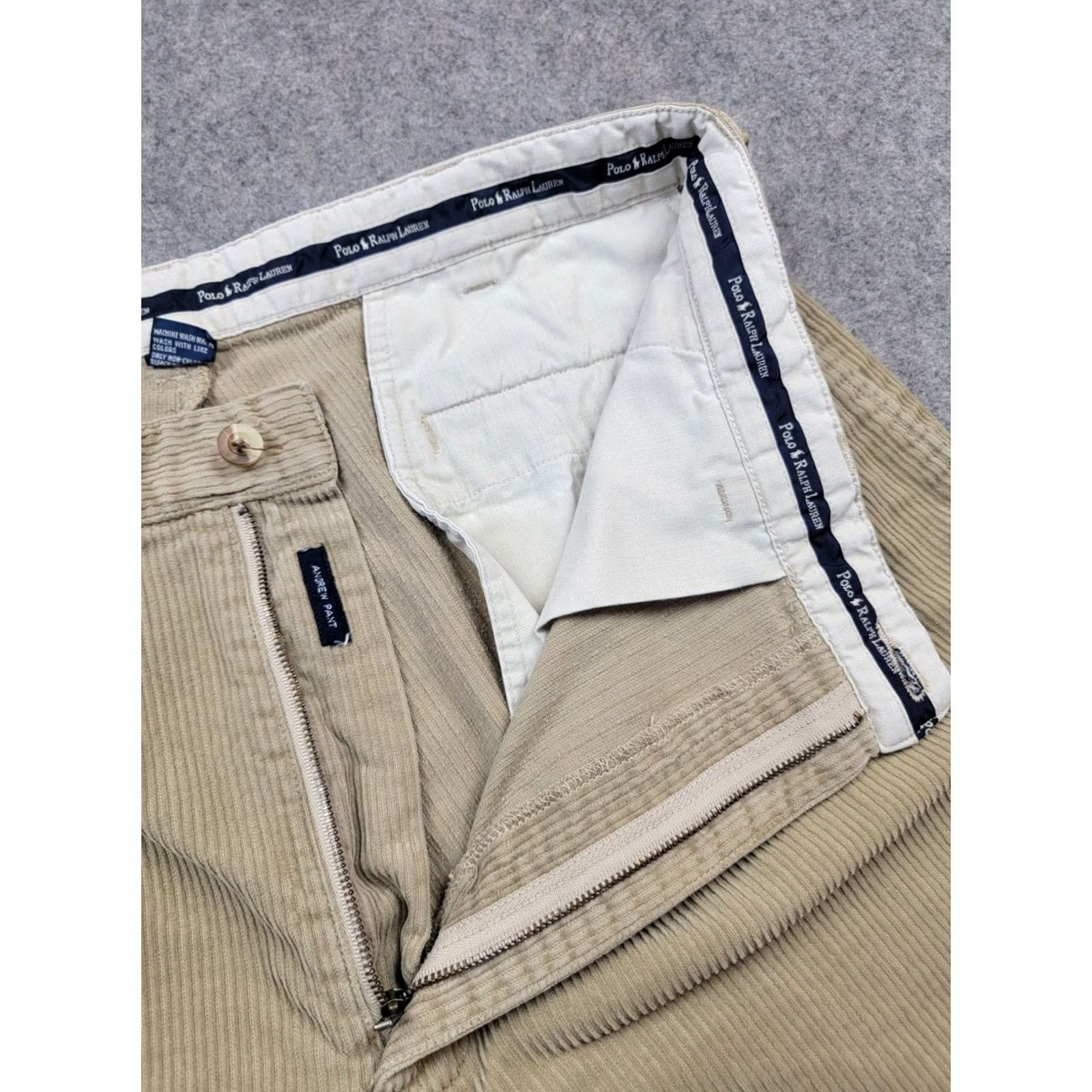 Polo Ralph Lauren Polo Ralph Lauren Andrew Pant Corduroy Pants Mens 36x26 Brown Polo Ralph Lauren Andrew Pant Corduroy Pants Brown Mens 36x26 Vintage No Size US M / EU 48-50 / 2 - 5 Thumbnail