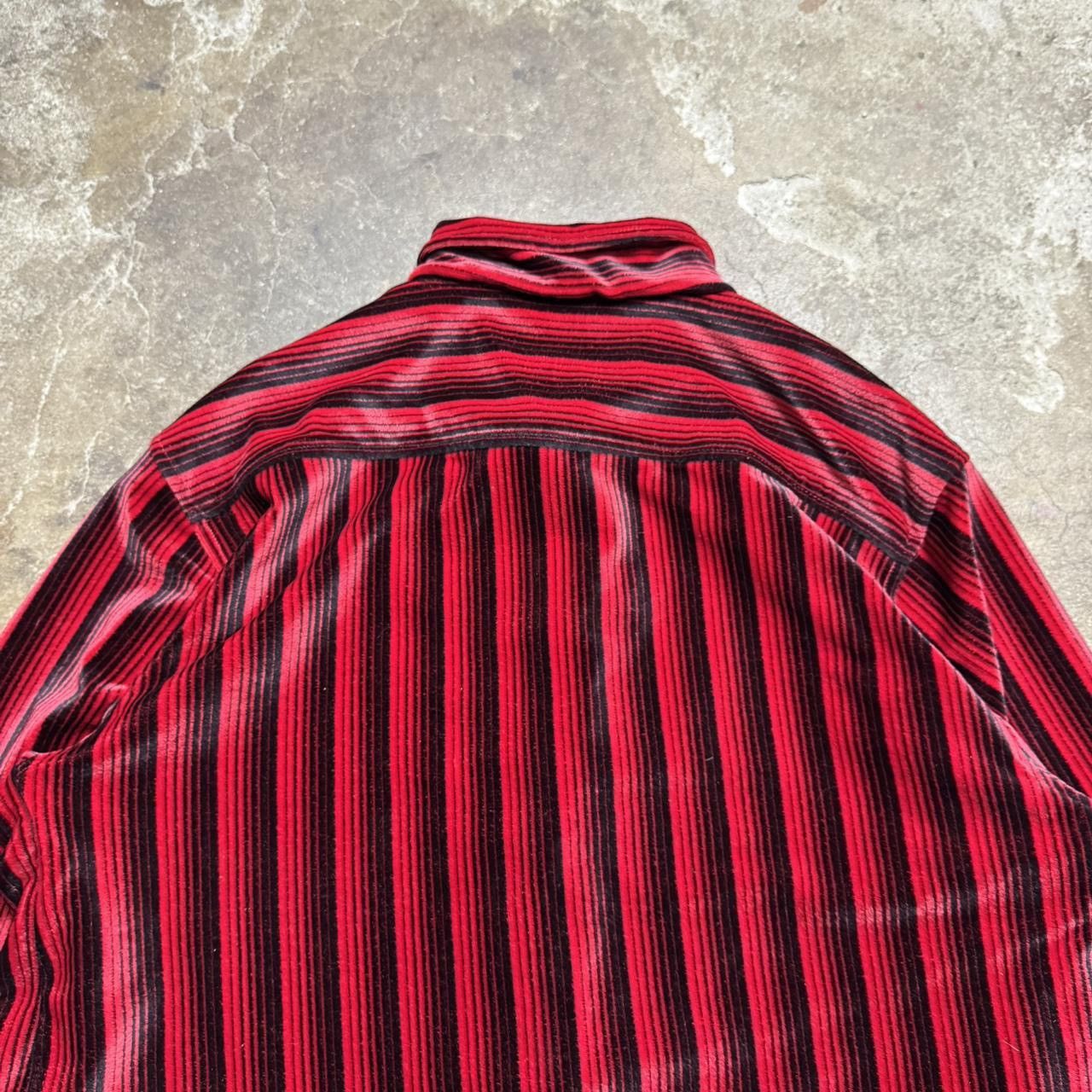 Vintage Vintage 90s Grunge Pinstripe Flannel Shirt Size US L / EU 52-54 / 3 - 5 Thumbnail