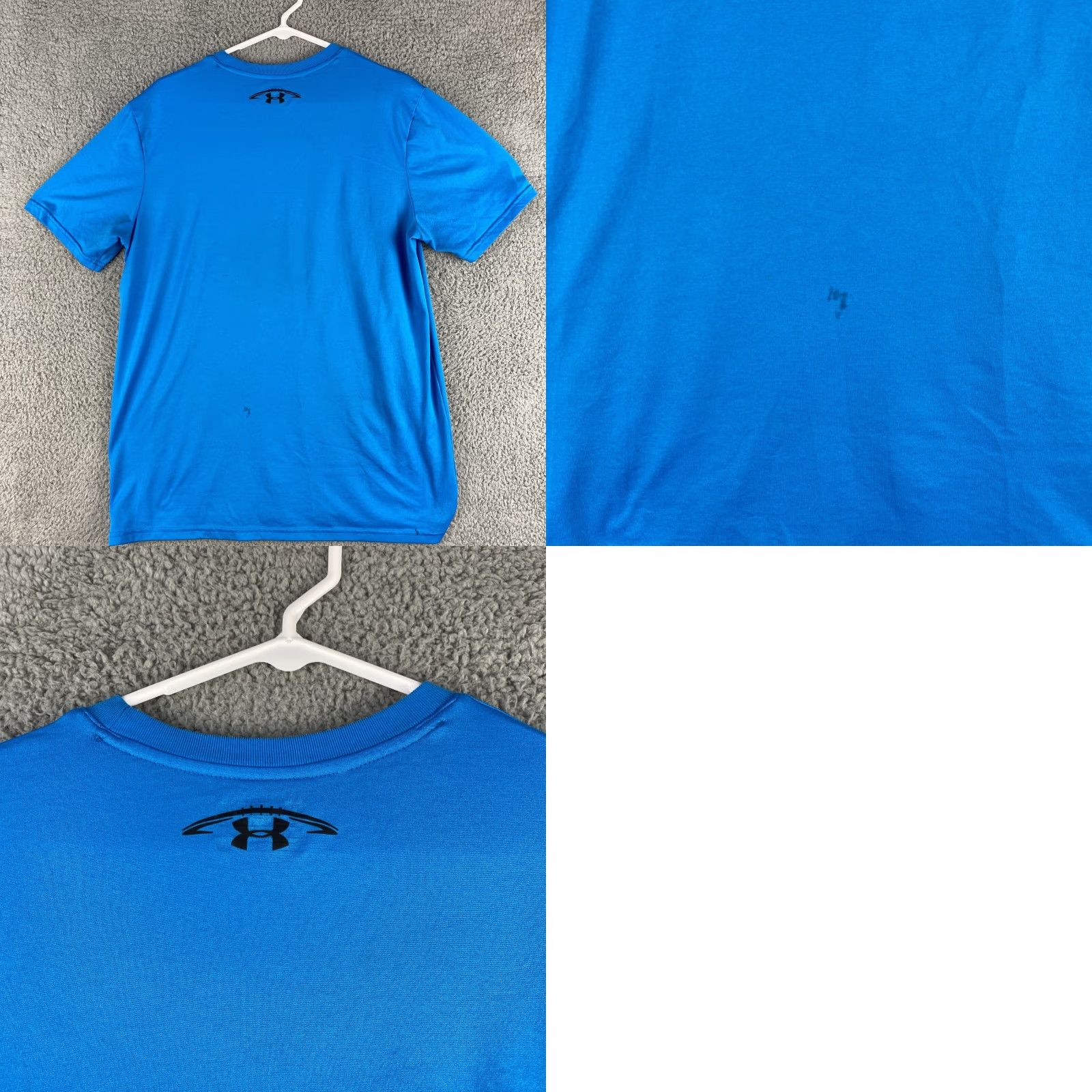 Under Armour Under Armour Loose Heatgear Athletic Blue Pullover T-Shirt Men's M / 44-33 Color Blue Short Sleeve Regular Fit Sports Performance Shirt Size US M / EU 48-50 / 2 - 8 Thumbnail