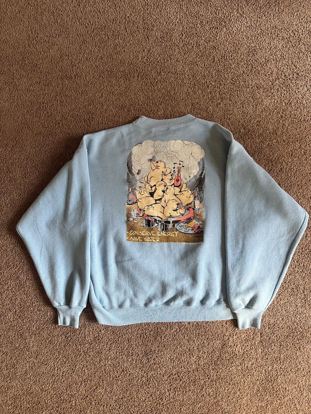 Vintage Recycle Crewneck Size US XL / EU 56 / 4 - 3 Thumbnail