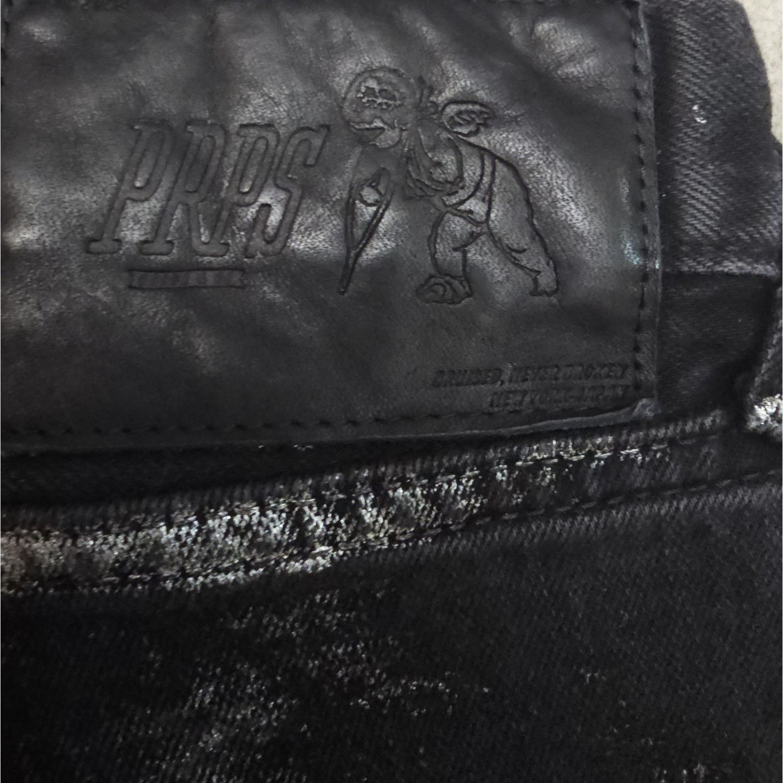 Prps Prps Men's Jeans Denim Black White Painted Splatter 32 Size US 32 / EU 48 - 7 Thumbnail