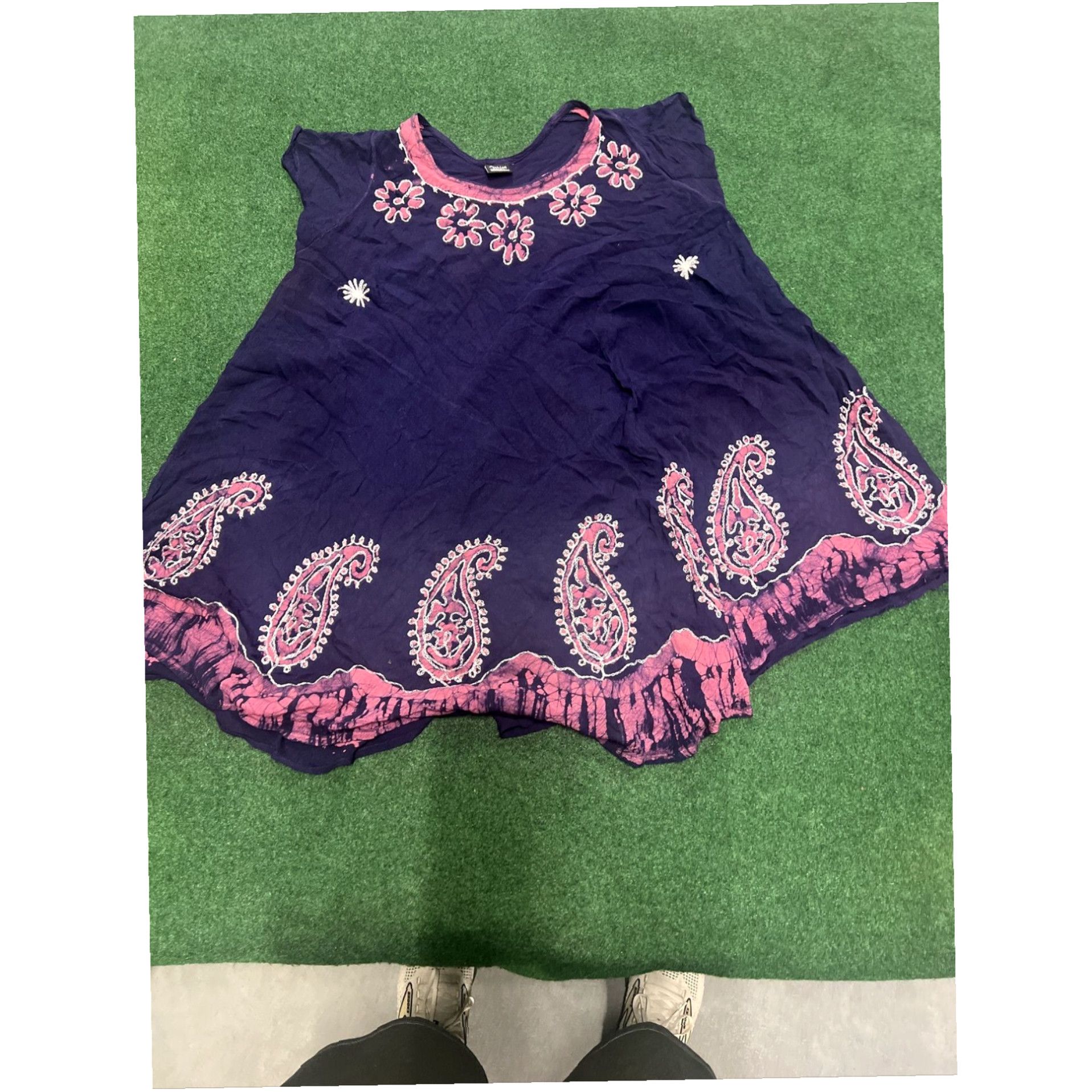 Vintage Fashion Force Womens Blouse Plus Size Purple Boho Top Size XXL / US 16-18 / IT 52-54 - 1 Thumbnail