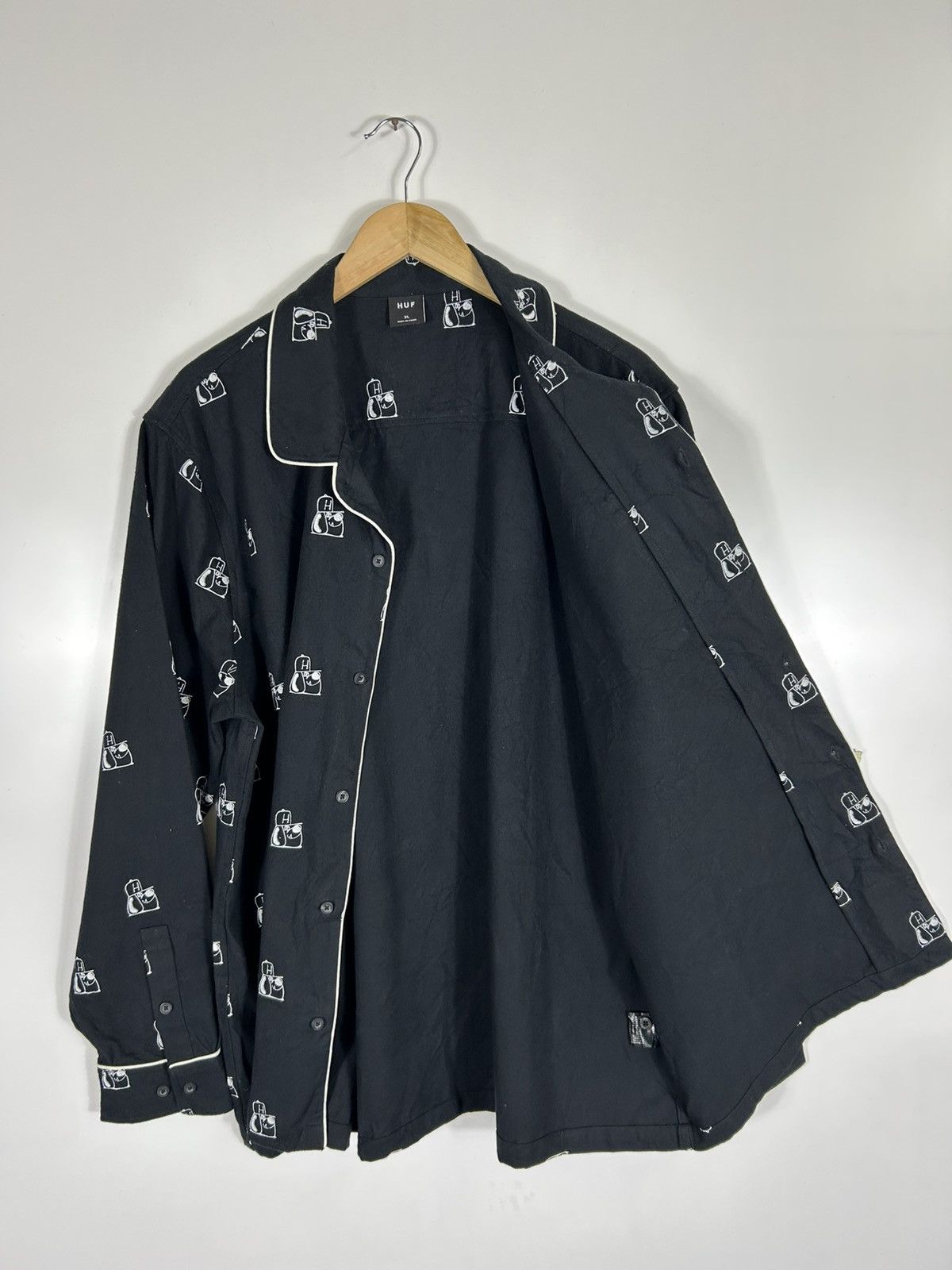 Huf × Sex Skateboards 🔥Huf Button Shirt Jacket Size US XL / EU 56 / 4 - 9 Thumbnail