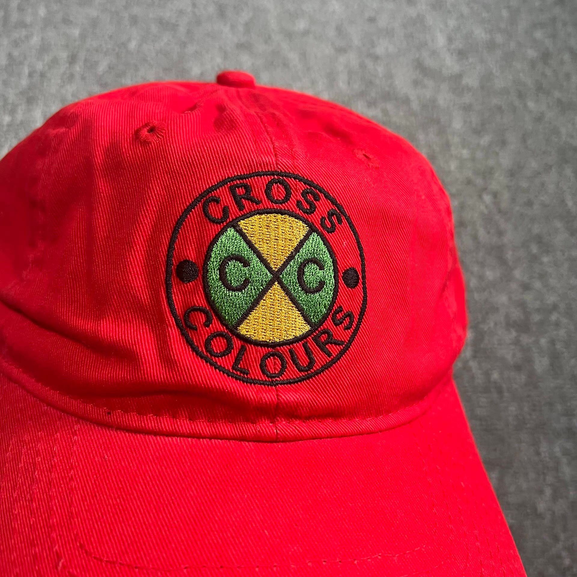 Cross Colours Cross Colours Classic EmbroideredCurvedBrim Baseball Cap. Q7 Size ONE SIZE - 2 Thumbnail