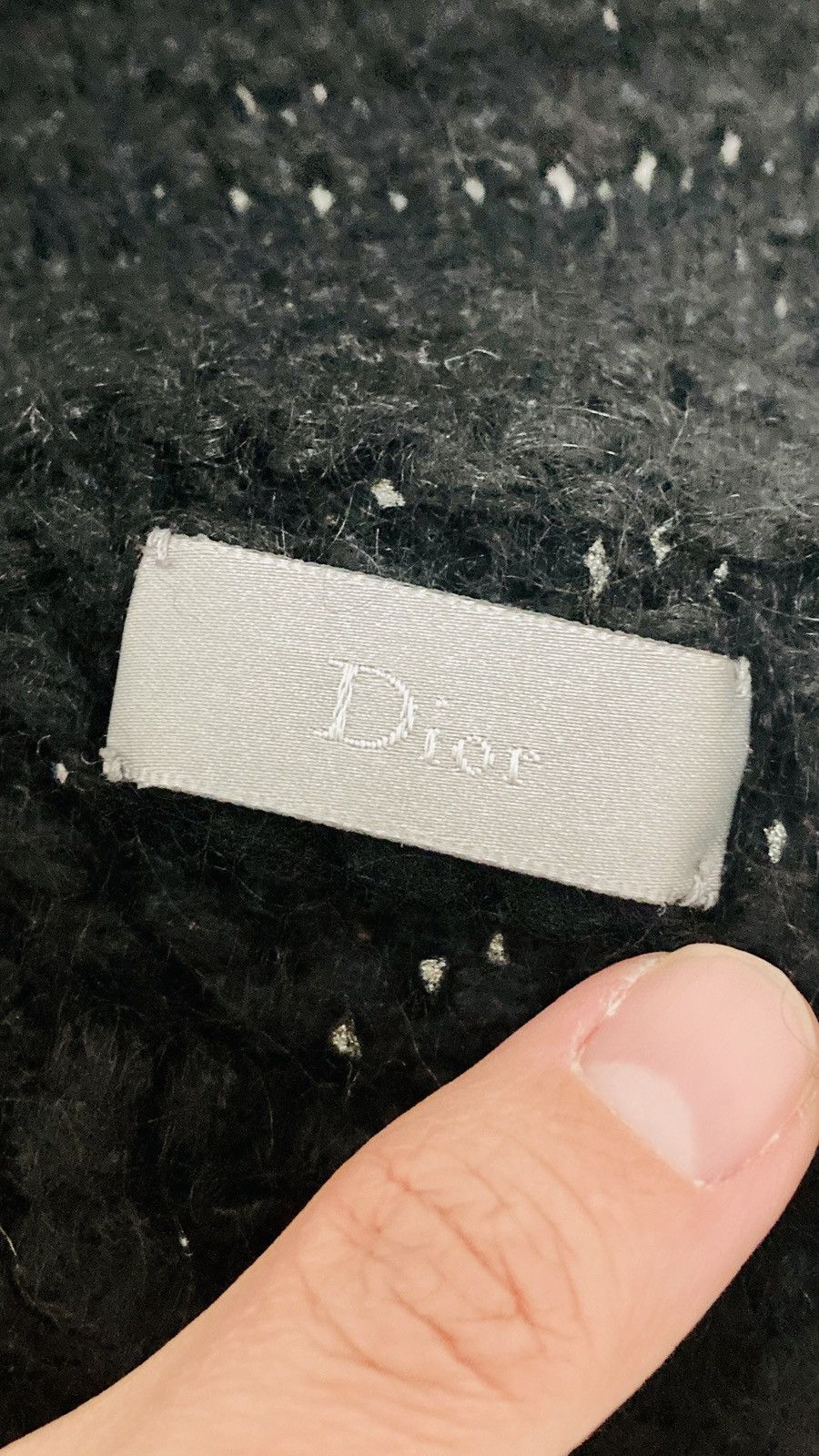 Hedi Slimane DIOR HOMME BY HEDI SLIMANE 05AW/FW RUNWAY SCARF ARCHIVEPIECE Size ONE SIZE - 9 Thumbnail