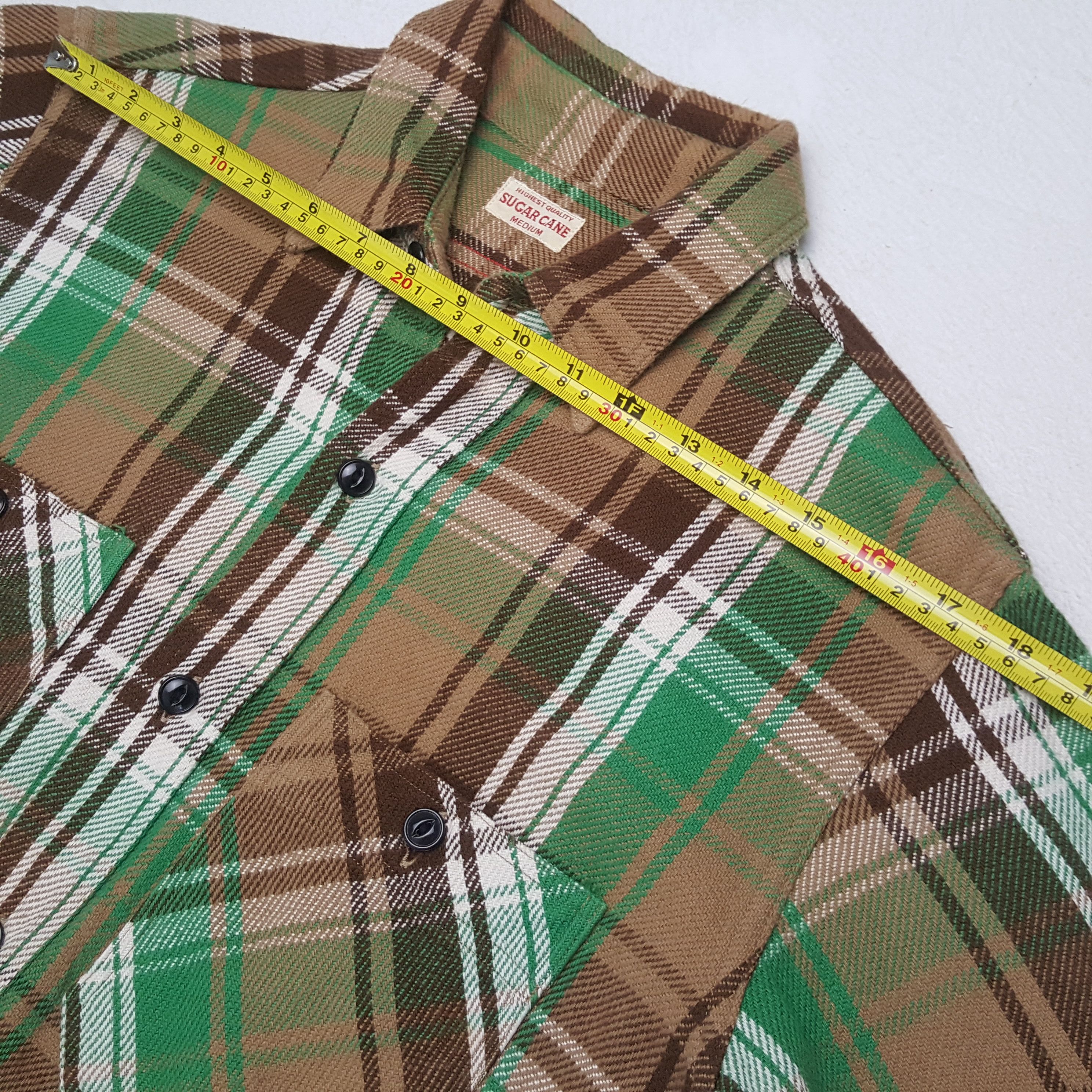 Sugar Cane Sugar Cane Japanese Brand Casual Shirt C299N15 Size US L / EU 52-54 / 3 - 4 Thumbnail