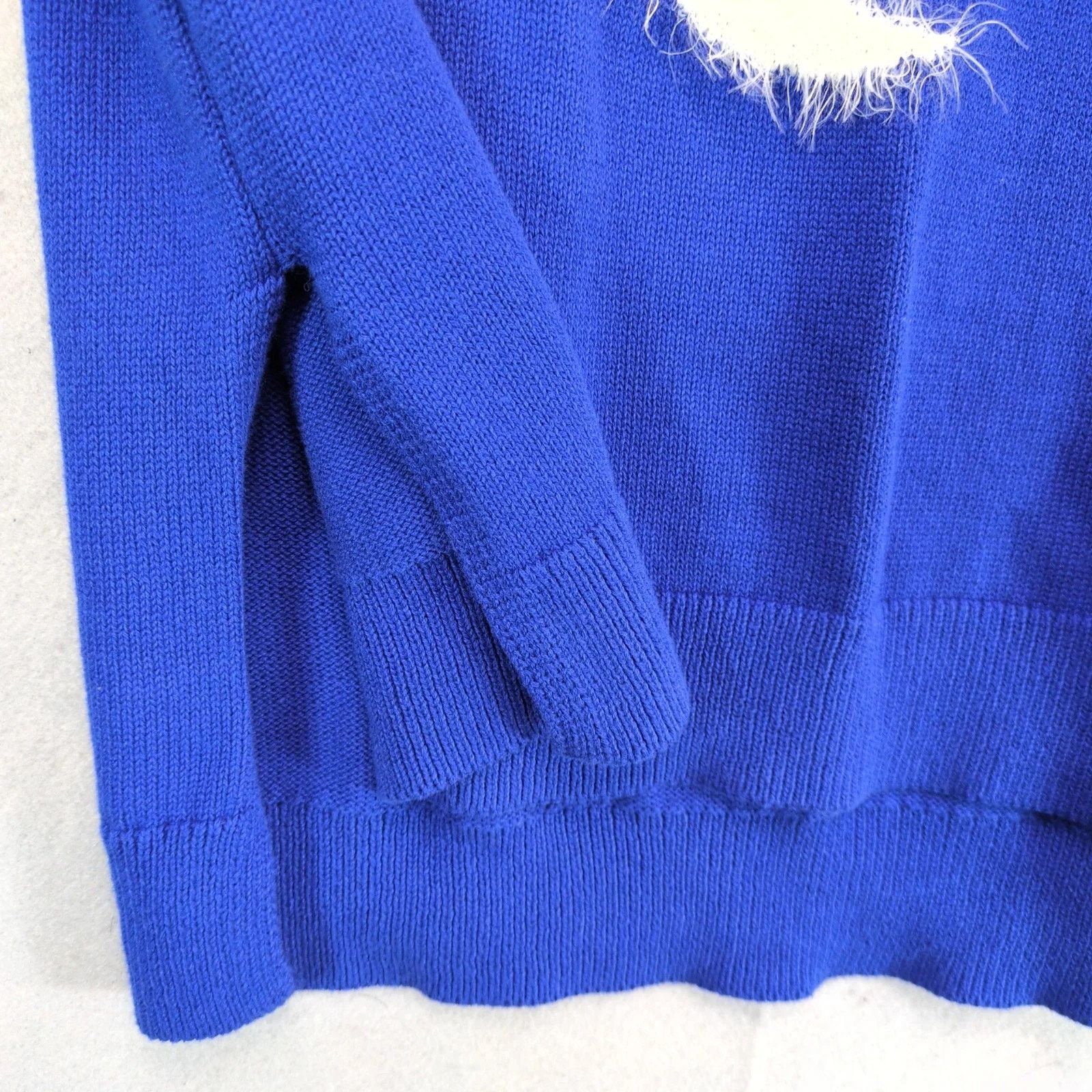 Other Copper Key Cute Fuzzy Fox Blue High-Low Sweater Women's L Size L / US 10 / IT 46 - 8 Thumbnail