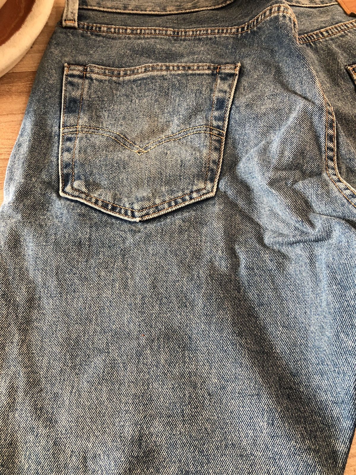 Levi's Levi’s 501 W33 Short Jeans Straight Blue Shorts Denim Size US 33 - 2 Thumbnail