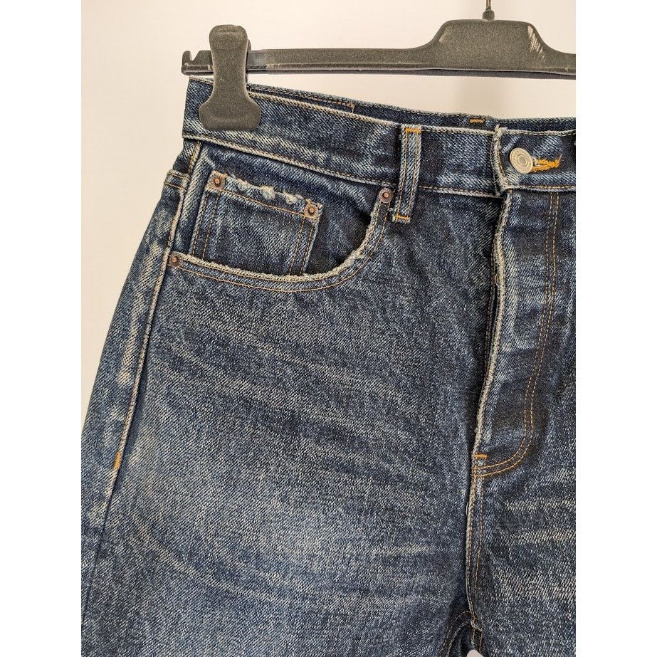Balenciaga o1rshd1 Q:2 / Relaxed Jeans Denim Indigo in Deep Blue Size US 31 - 5 Thumbnail