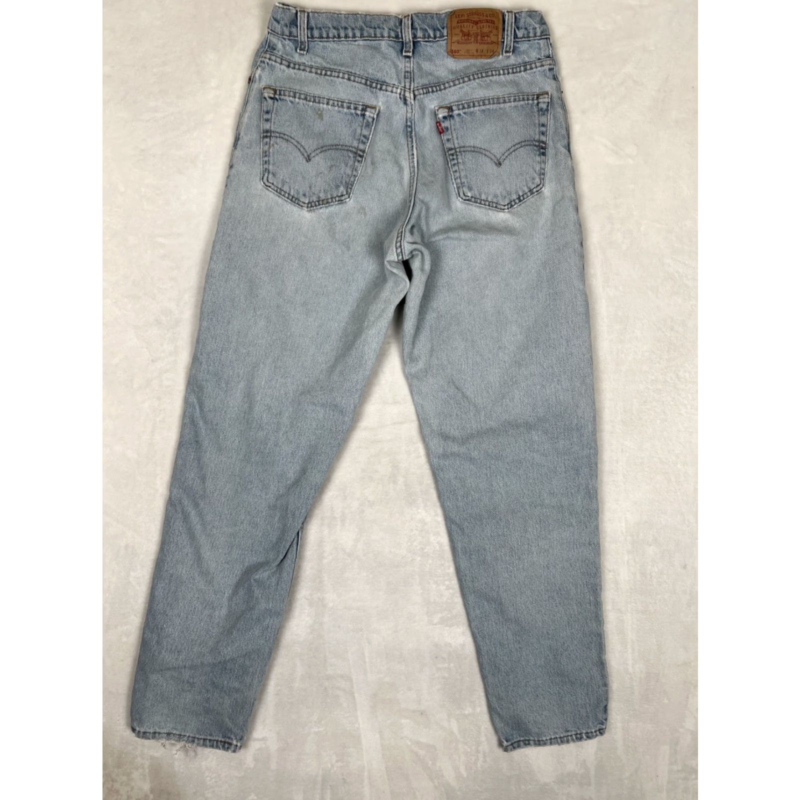 Levi's VINTAGE Levi’s 560 Jeans Mens 32x34 Blue Loose Fit Tapered Leg Made in USA Size US 32 / EU 48 - 7 Thumbnail
