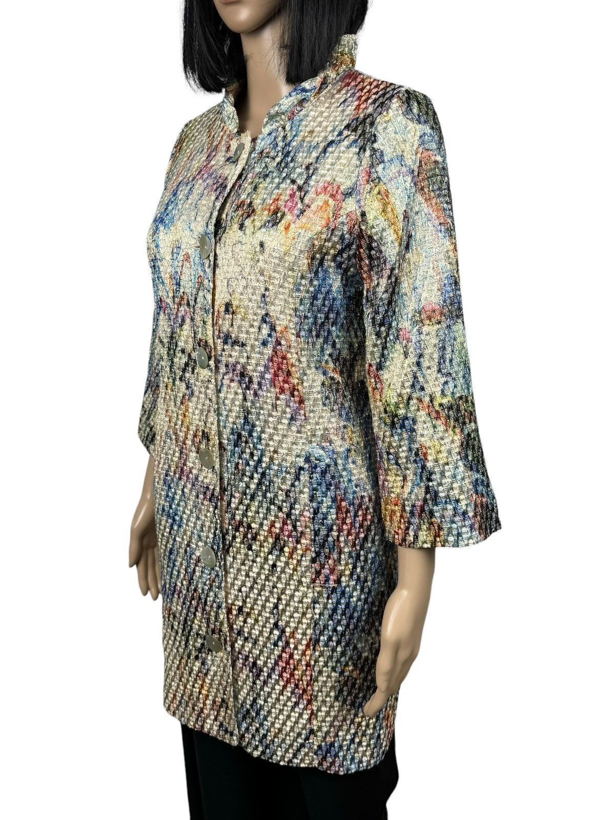 Other James Lakeland Multicolor Structured Coat Viscose size 42 Size M / US 6-8 / IT 42-44 - 4 Thumbnail