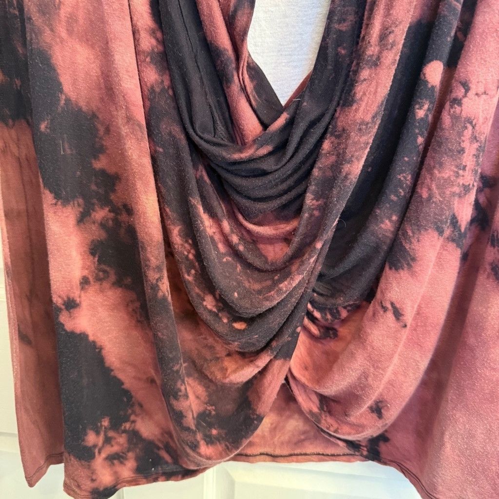 DKNY Women's DKNY Tie Dye Top Size M Red Black Size L / US 10 / IT 46 - 6 Thumbnail