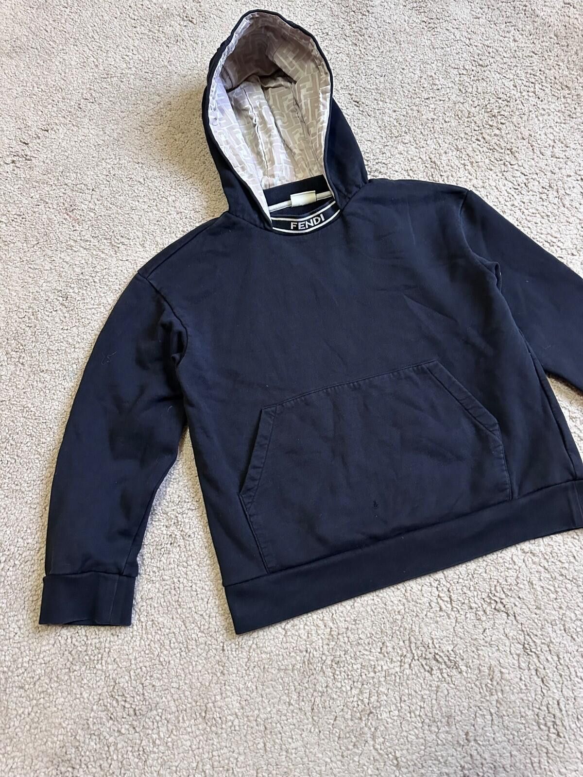 Fendi Fendi Kids Hoodie Black Sz 12+ Size US XXS / EU 40 - 2 Thumbnail