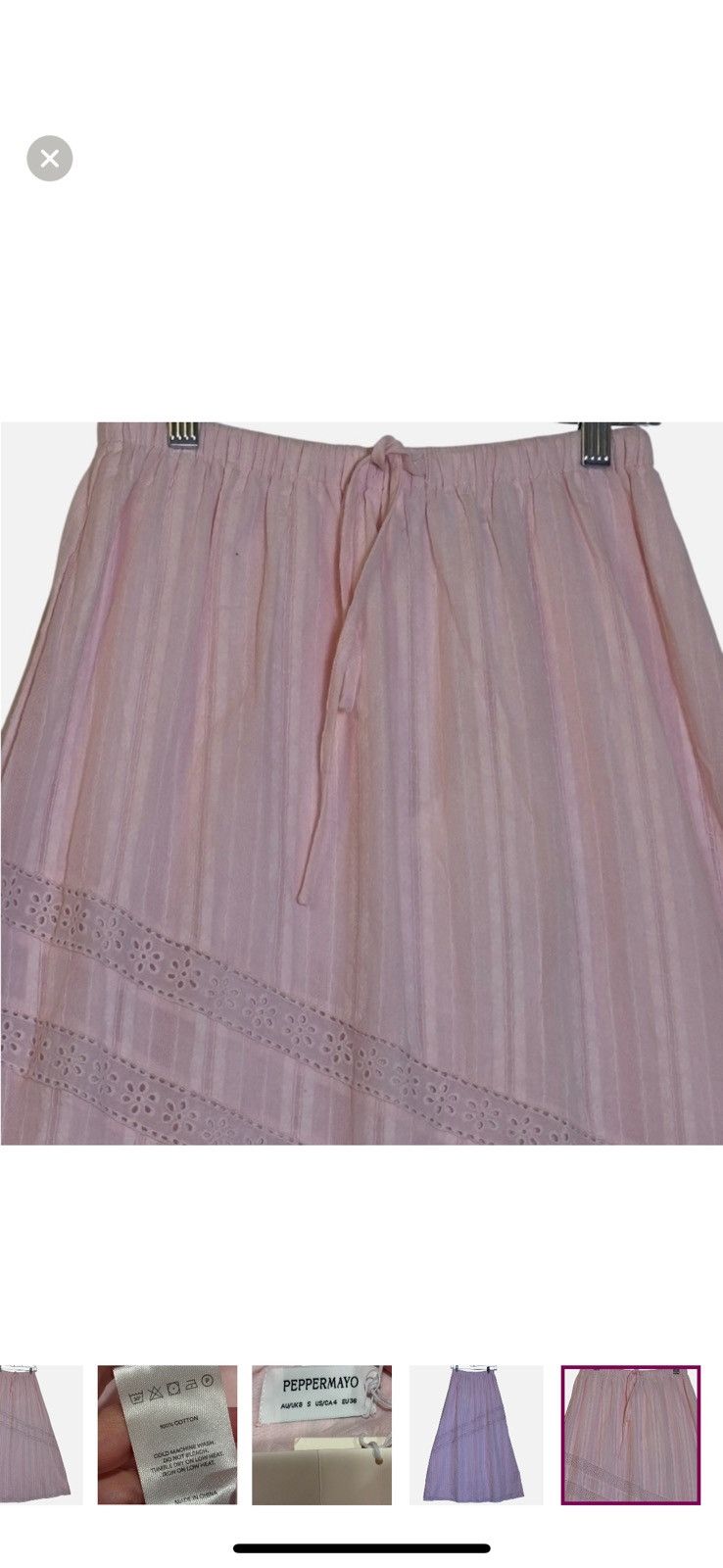 Other Peppermayo Maxi Skirt Blush Pink Boho Cottage Beach Hippie 4 Size 27" / US 4 / IT 40 - 6 Thumbnail
