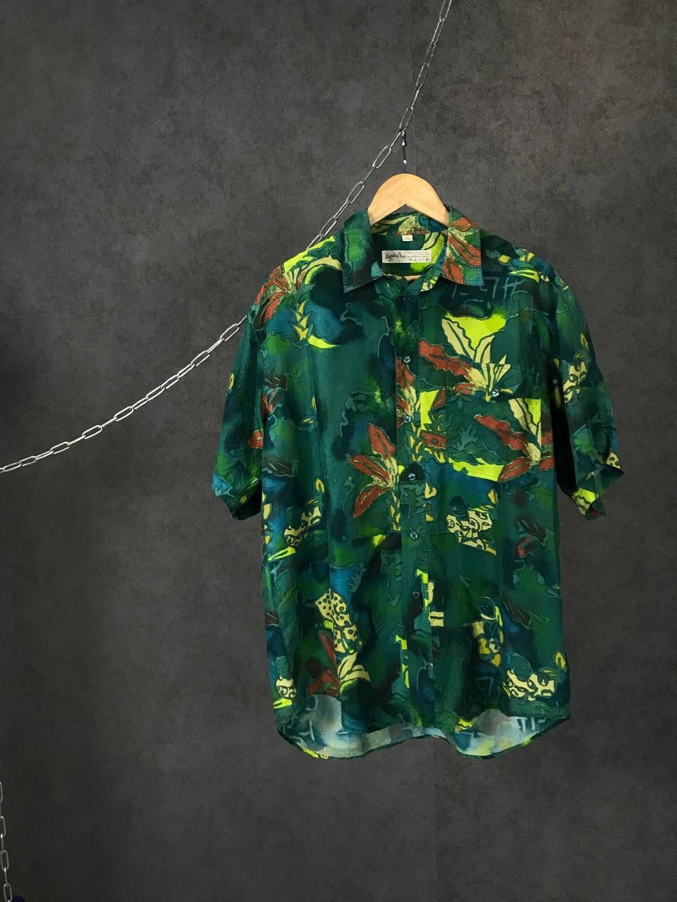 Vintage Crazy Hawaiian vintage silk shirt Size US XL / EU 56 / 4 - 1 Thumbnail