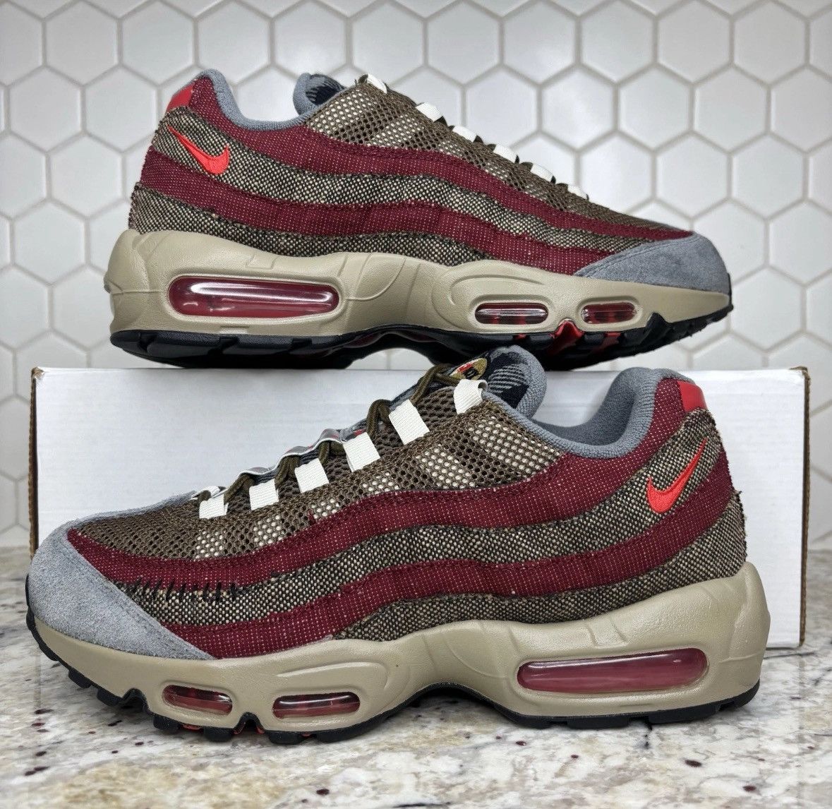 Nike Size 8.5-Nike Air Max 95 Freddy Krueger LIGHTLY WORN NO BOX Size US 8.5 / EU 41-42 - 1 Thumbnail