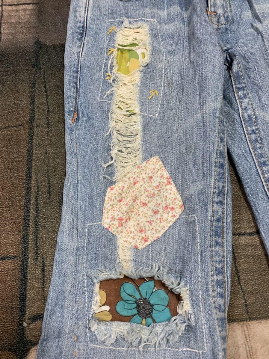 Hysteric Glamour FLARE dope patchwork designer inspired jeans denim Size US 29 - 8 Thumbnail