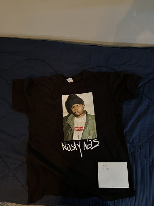 Supreme shirt hot sale nas