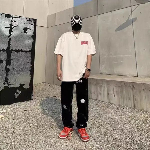 Japanese Brand VIBE vintage embroidered hip hop baggy jeans Size US 30 / EU 46 - 5 Thumbnail