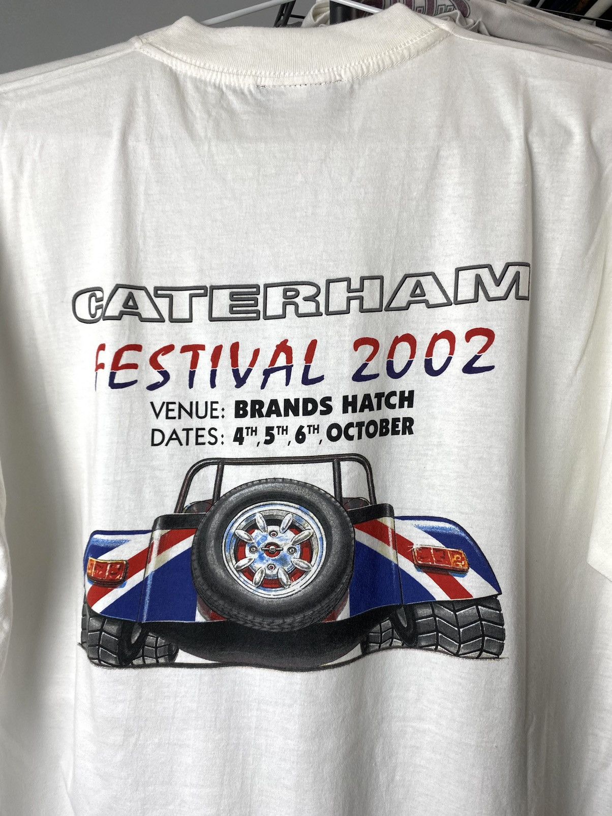 Japanese Brand Rare! Vintage 2002 Festival Caterham MG Lotus Racing T Shirt Size US L / EU 52-54 / 3 - 11 Thumbnail