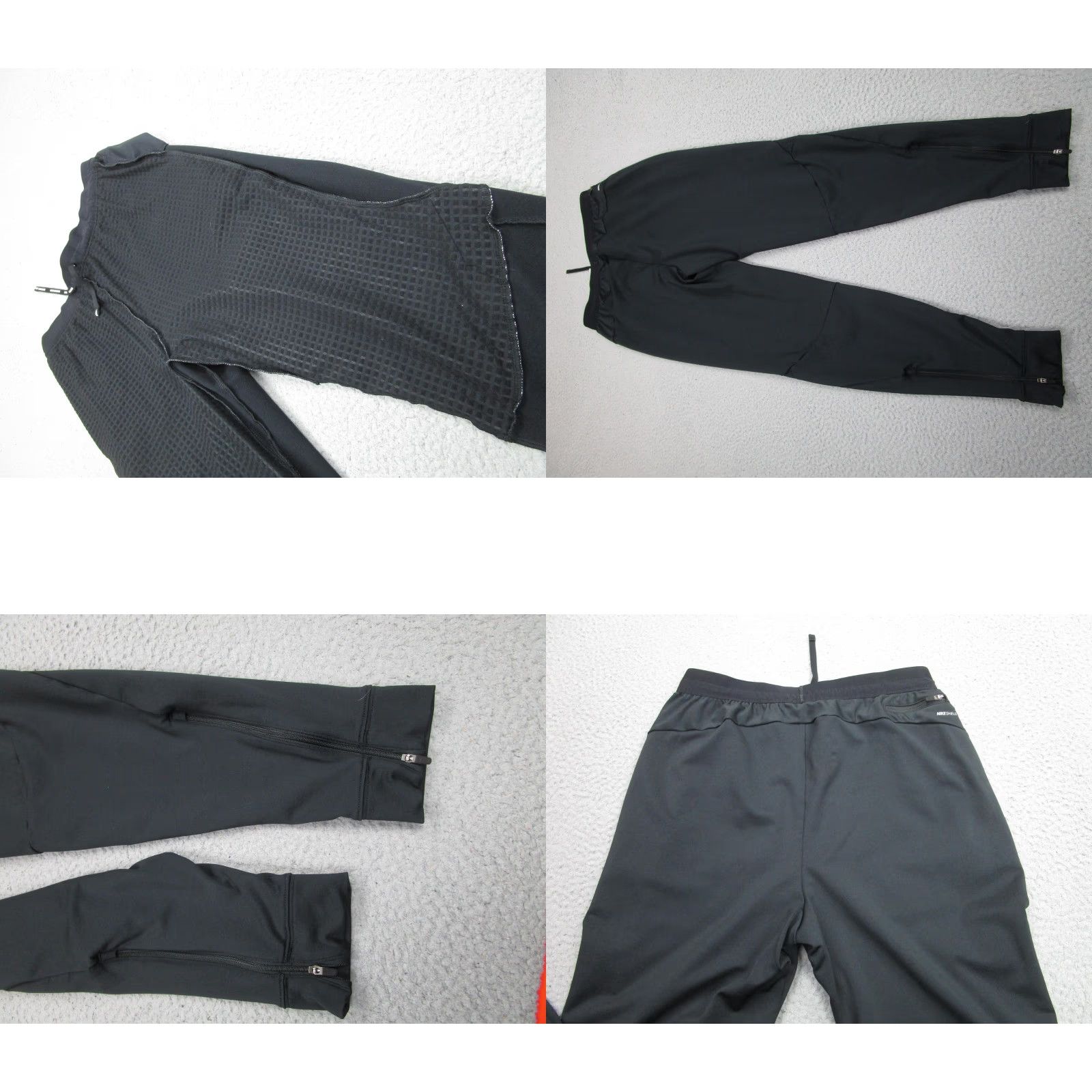 Nike Nike Shield Pants Mens Small Black Storm-FIT Running Track Joggers Thermal lined Size US 29 - 10 Thumbnail