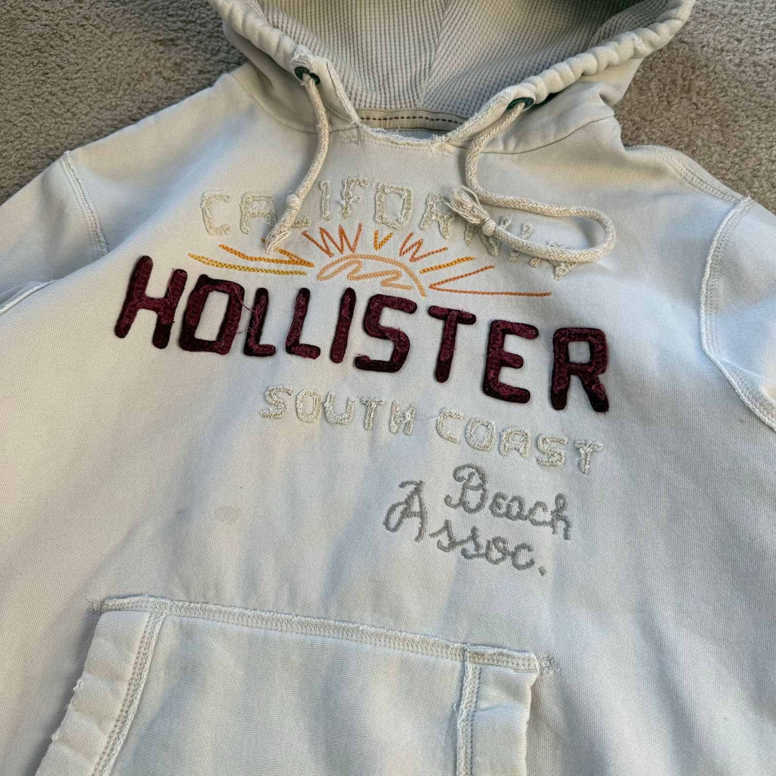 Hollister Y2K 2000s Hollister hoodie Sz XL Size US XL / EU 56 / 4 - 2 Thumbnail