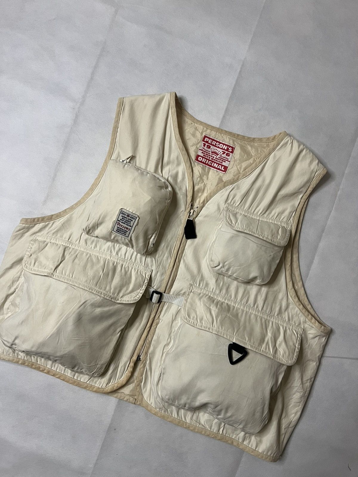 PERSON'S Vintage Embroidered Person's Multi Pocket Fishing Vest Size US L / EU 52-54 / 3 - 3 Thumbnail