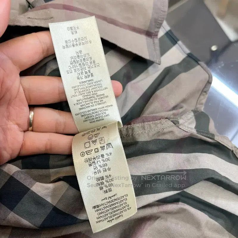 Burberry Burberry Multicolor Cotton Long Sleeve Shirt. Size US S / EU 44-46 / 1 - 8 Thumbnail